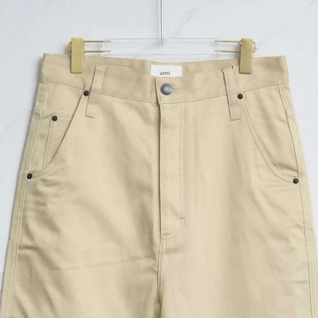 AMI Ami Paris Men's Classic Straight Casual Pants Size US 32 / EU 48 - 2 Thumbnail