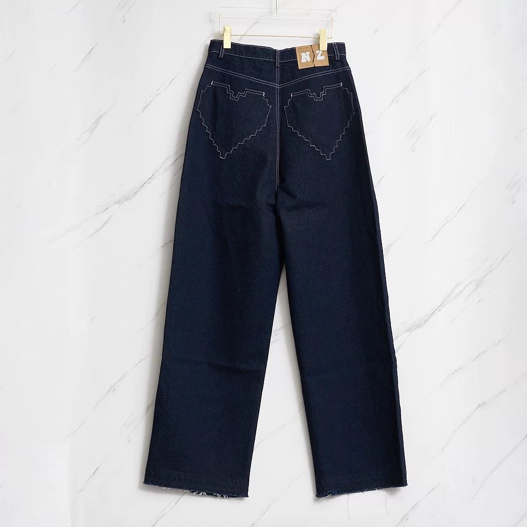 Natasha Zinko Natasha Zinko Women's Wide-Leg Washed Jeans Size 32" / US 10 / IT 46 - 4 Thumbnail