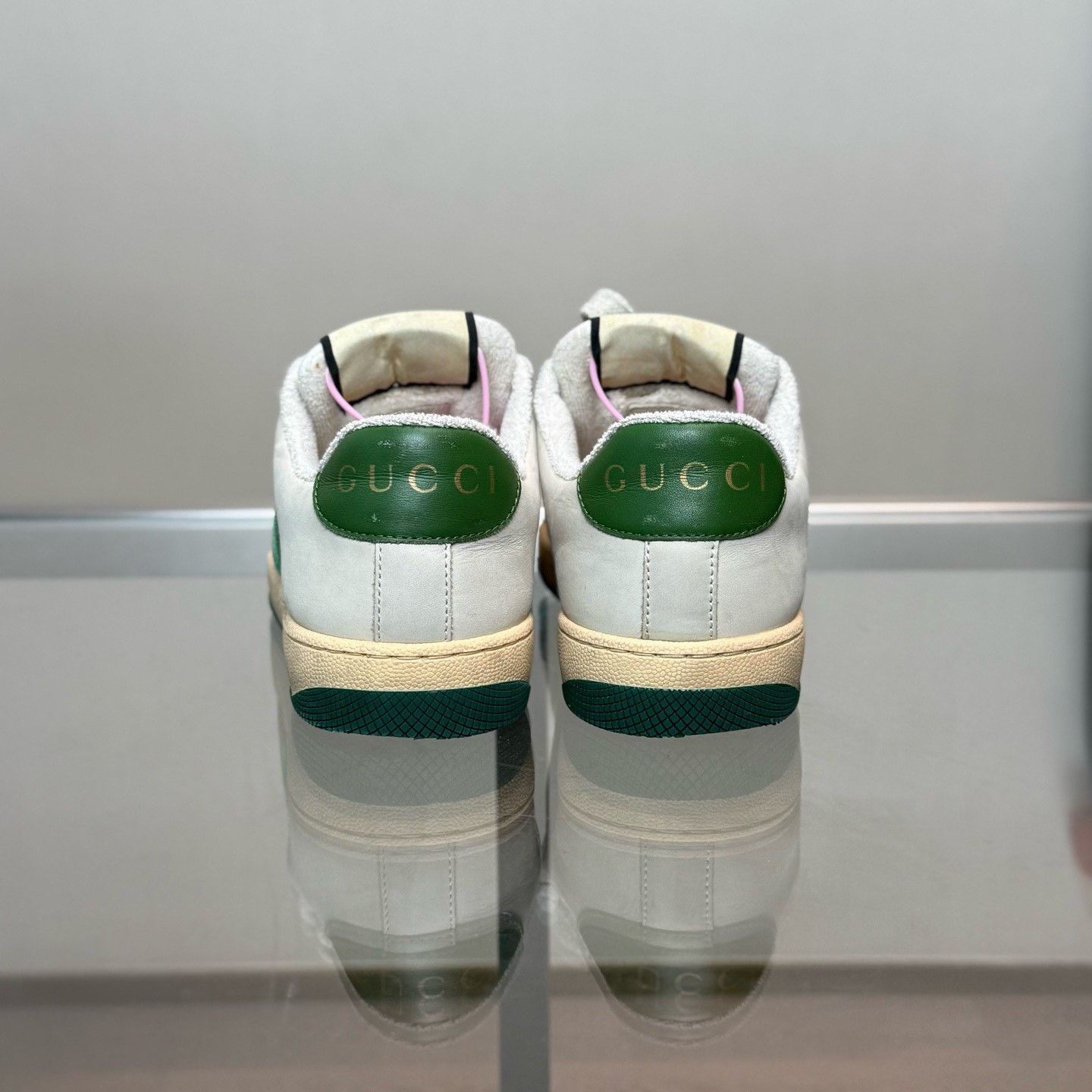 Gucci Gucci Screener Double G Enamel Sneakers Size US 5.5 / IT 35.5 - 4 Thumbnail
