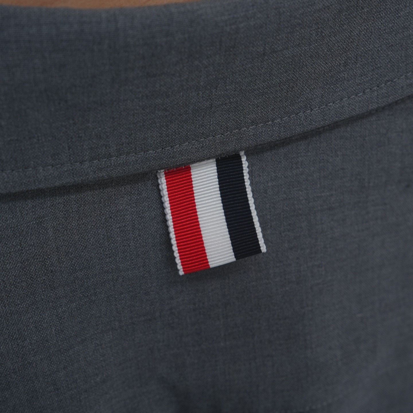 Thom Browne Thom Browne Gray Four-Stripe Shirt Jacket Size US XS / EU 42 / 0 - 4 Thumbnail