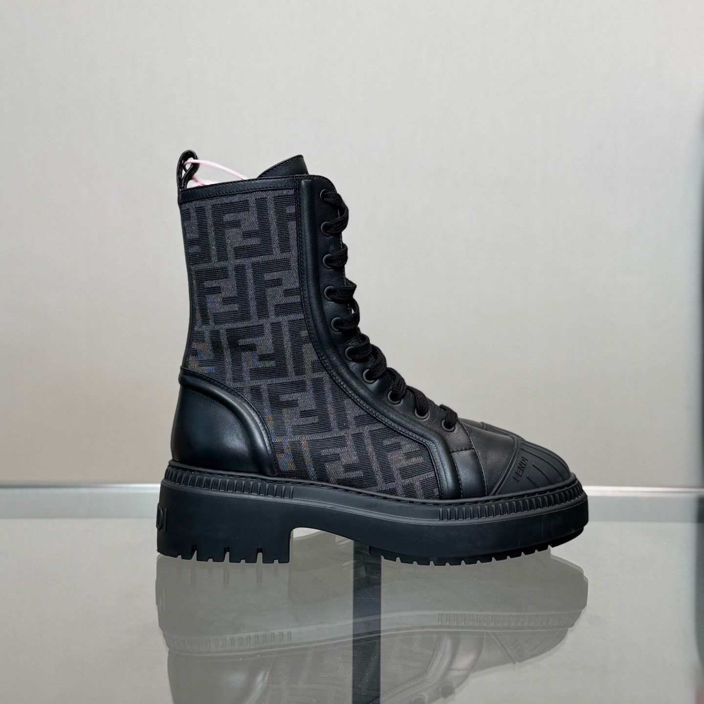 Fendi Fendi Double F Monogram Zipper Martin Boots Size US 8 / IT 38 - 3 Thumbnail
