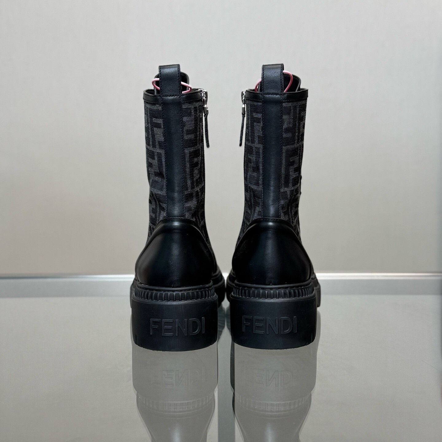 Fendi Fendi Double F Monogram Zipper Martin Boots Size US 8 / IT 38 - 4 Thumbnail