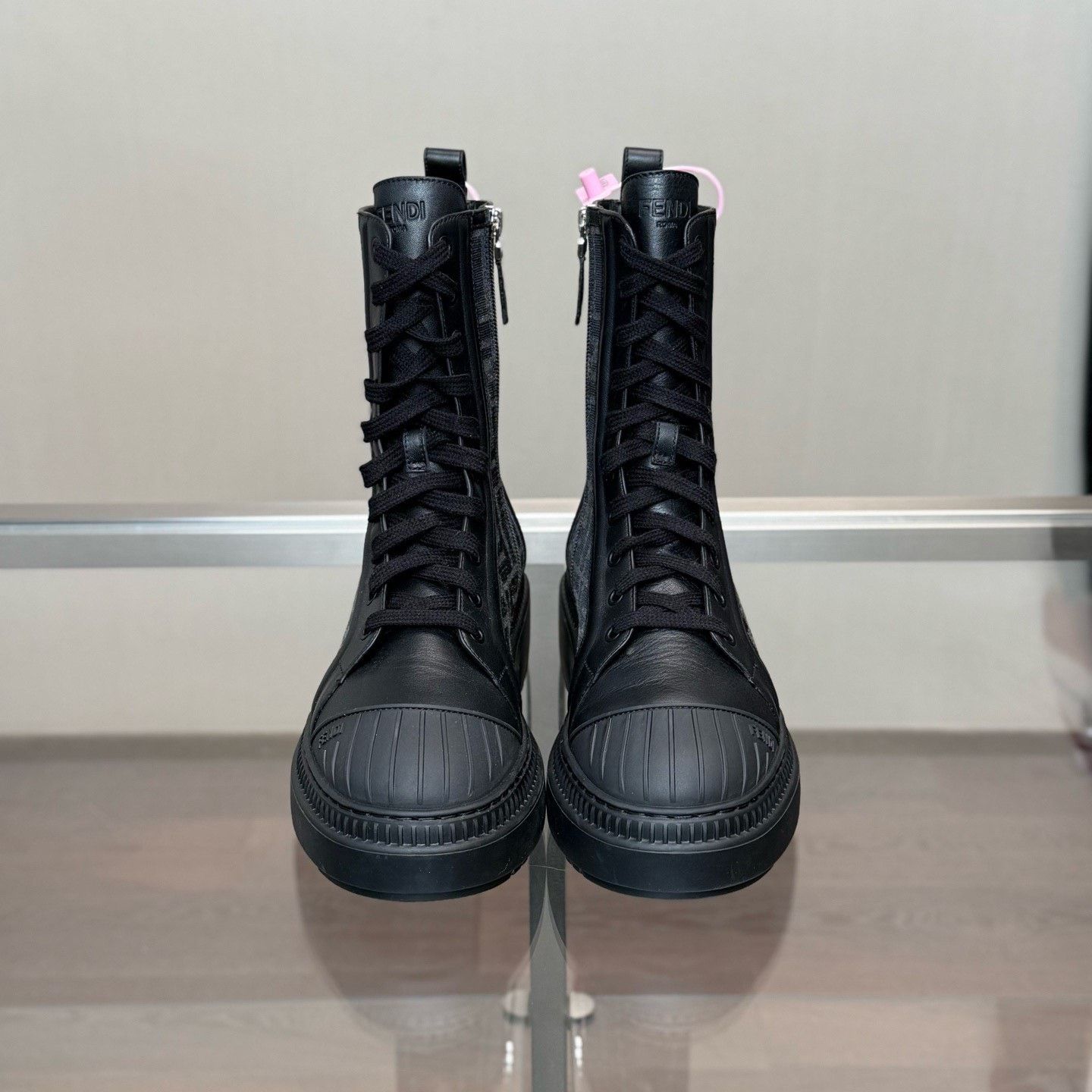 Fendi Fendi Double F Monogram Zipper Martin Boots Size US 8 / IT 38 - 2 Thumbnail
