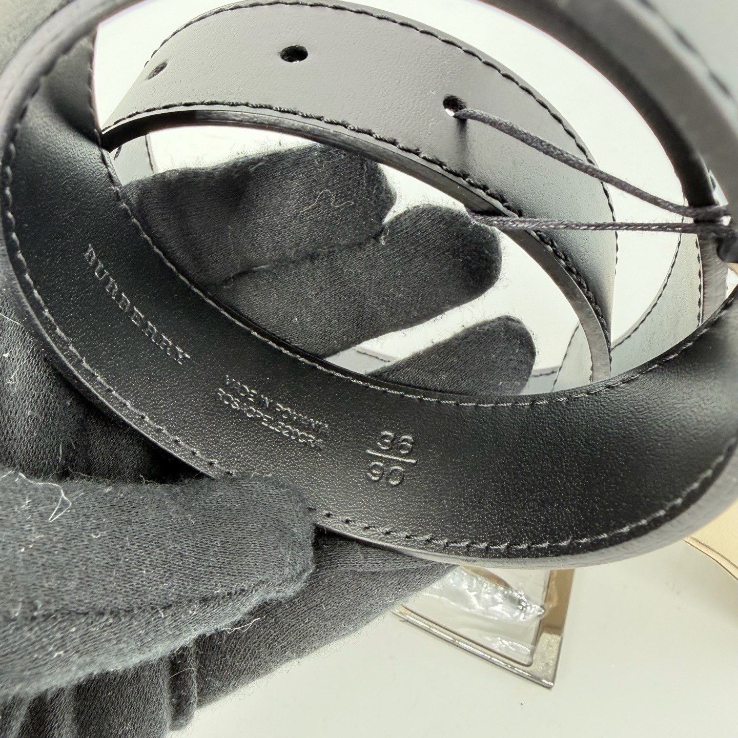 Burberry Burberry Leather Belt Size ONE SIZE - 3 Thumbnail