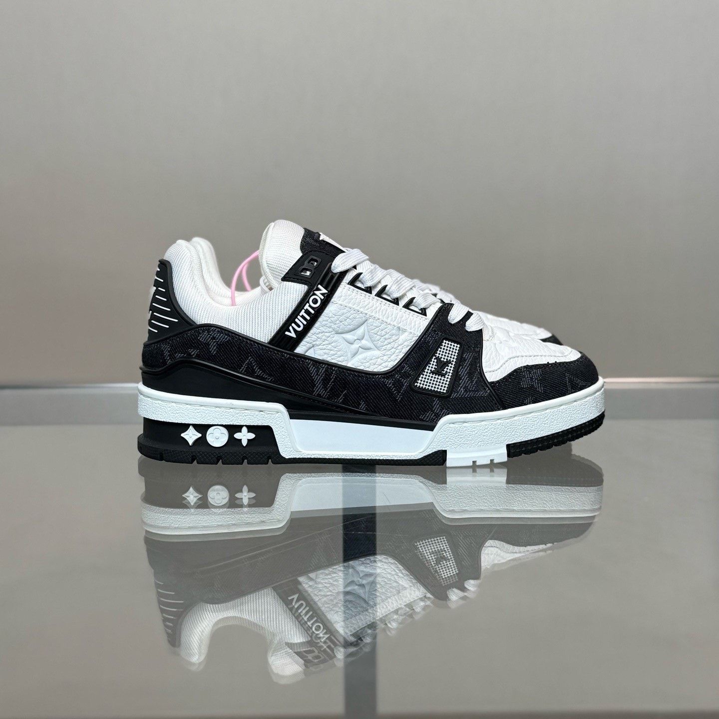 Louis Vuitton Louis Vuitton LV Trainer Denim Size US 5.5 / IT 35.5 - 3 Thumbnail