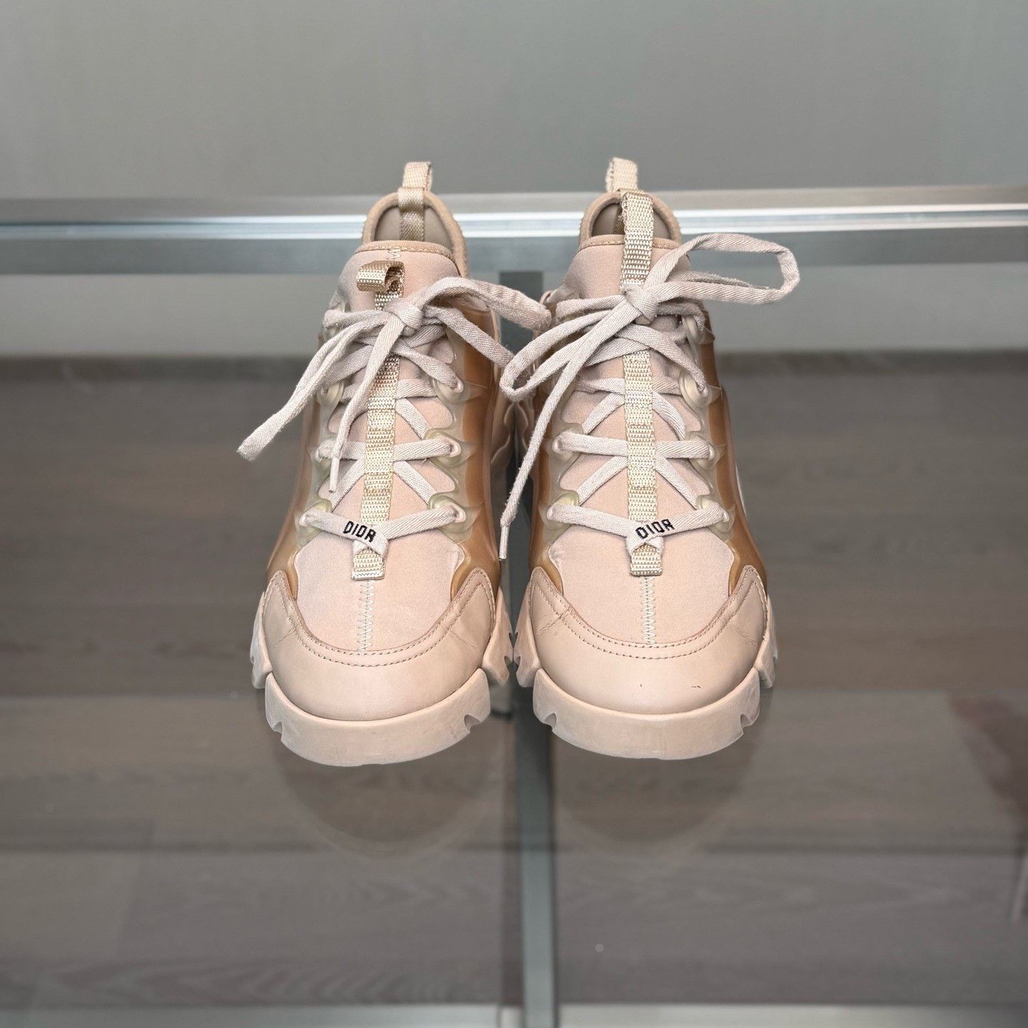 Dior Dior D-Connect Beige Dad Sneakers Size US 7 / IT 37 - 2 Thumbnail