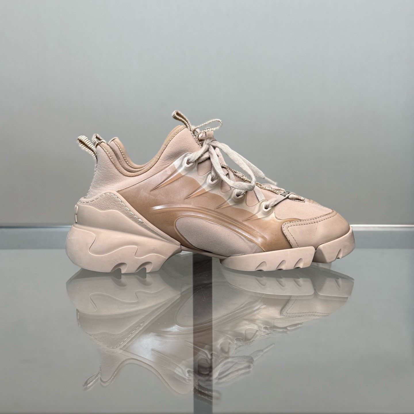 Dior Dior D-Connect Beige Dad Sneakers Size US 7 / IT 37 - 3 Thumbnail