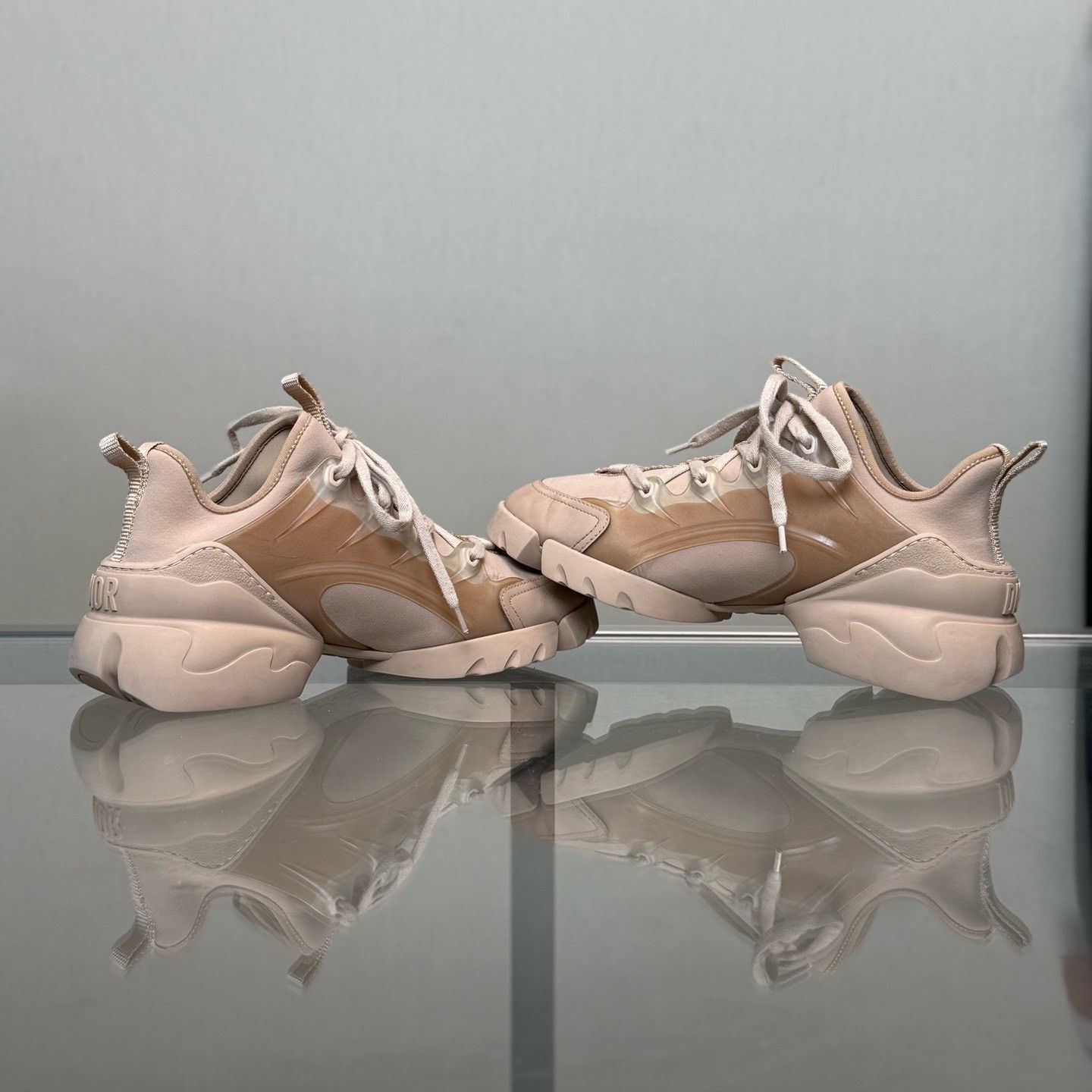 Dior Dior D-Connect Beige Dad Sneakers Size US 7 / IT 37 - 6 Thumbnail