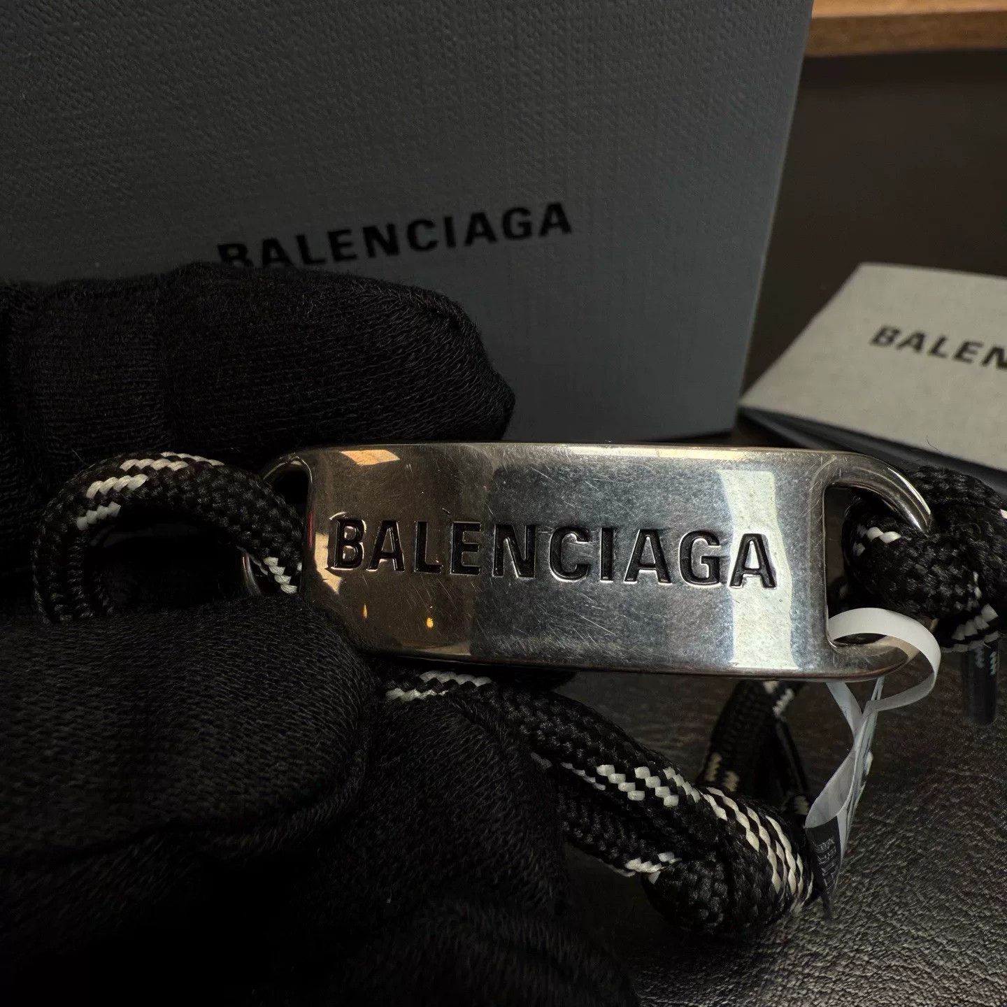 Balenciaga Balenciaga Hand Rope Bracelet Size ONE SIZE - 2 Thumbnail