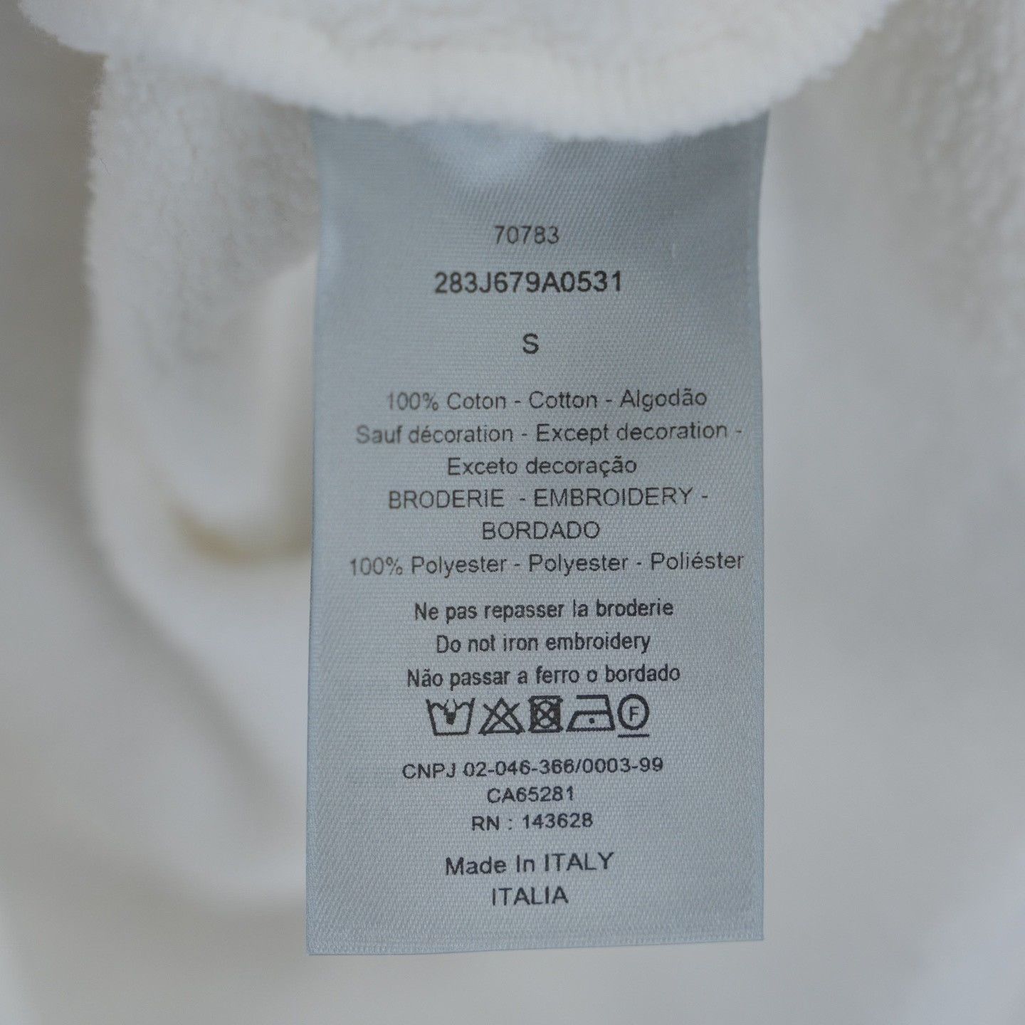 Dior DIOR x Travis Scott FW22 Logo Oversized Sweatshirt Size US S / EU 44-46 / 1 - 6 Thumbnail
