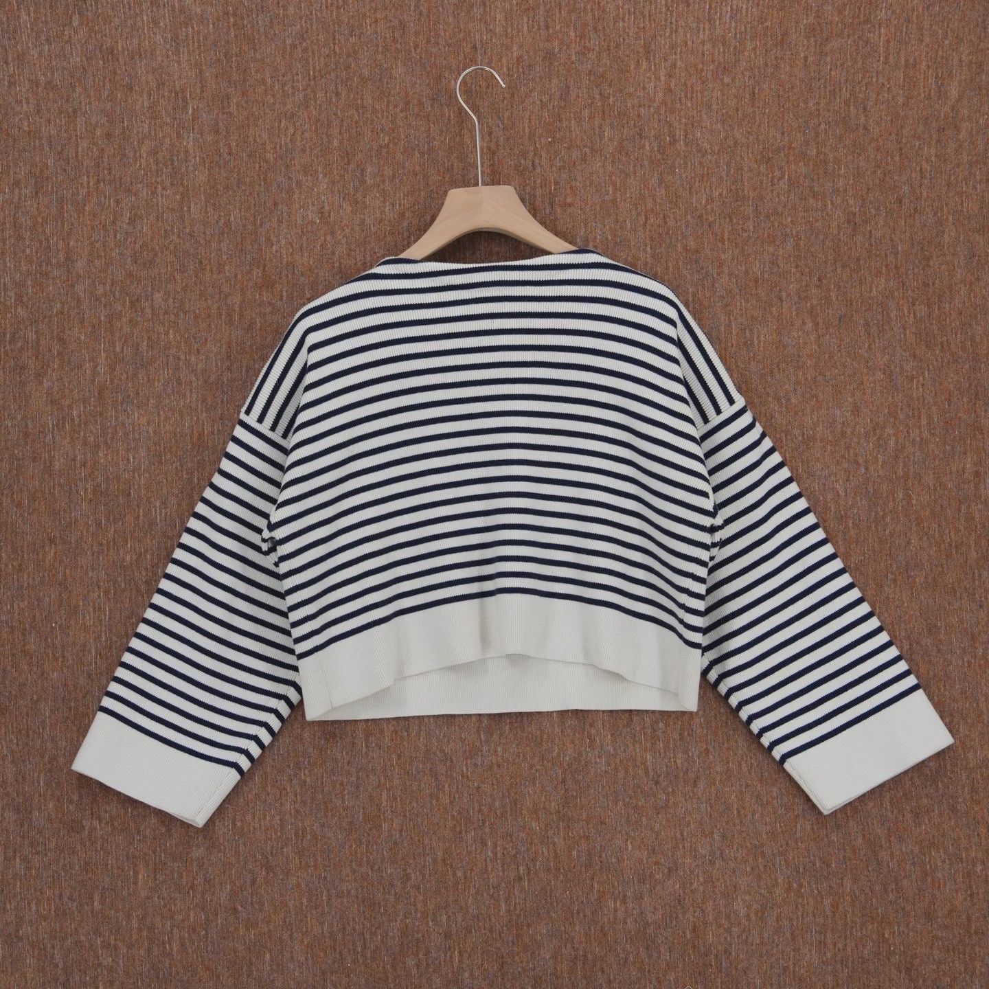 Celine Celine Gold Buckle Logo Striped Knit Sweater Size S / US 4 / IT 40 - 2 Thumbnail