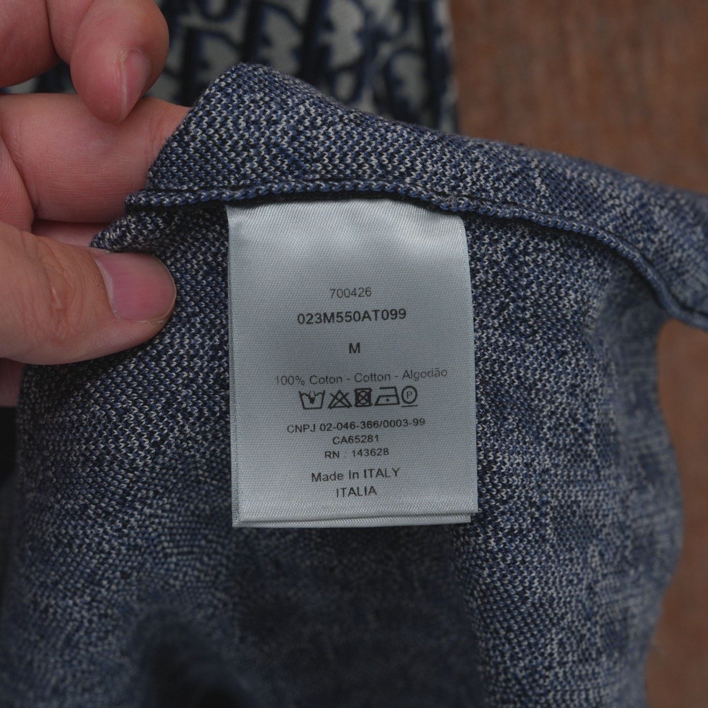 Dior DIOR Monogram Print Long Sleeve Shirt Size US M / EU 48-50 / 2 - 5 Thumbnail