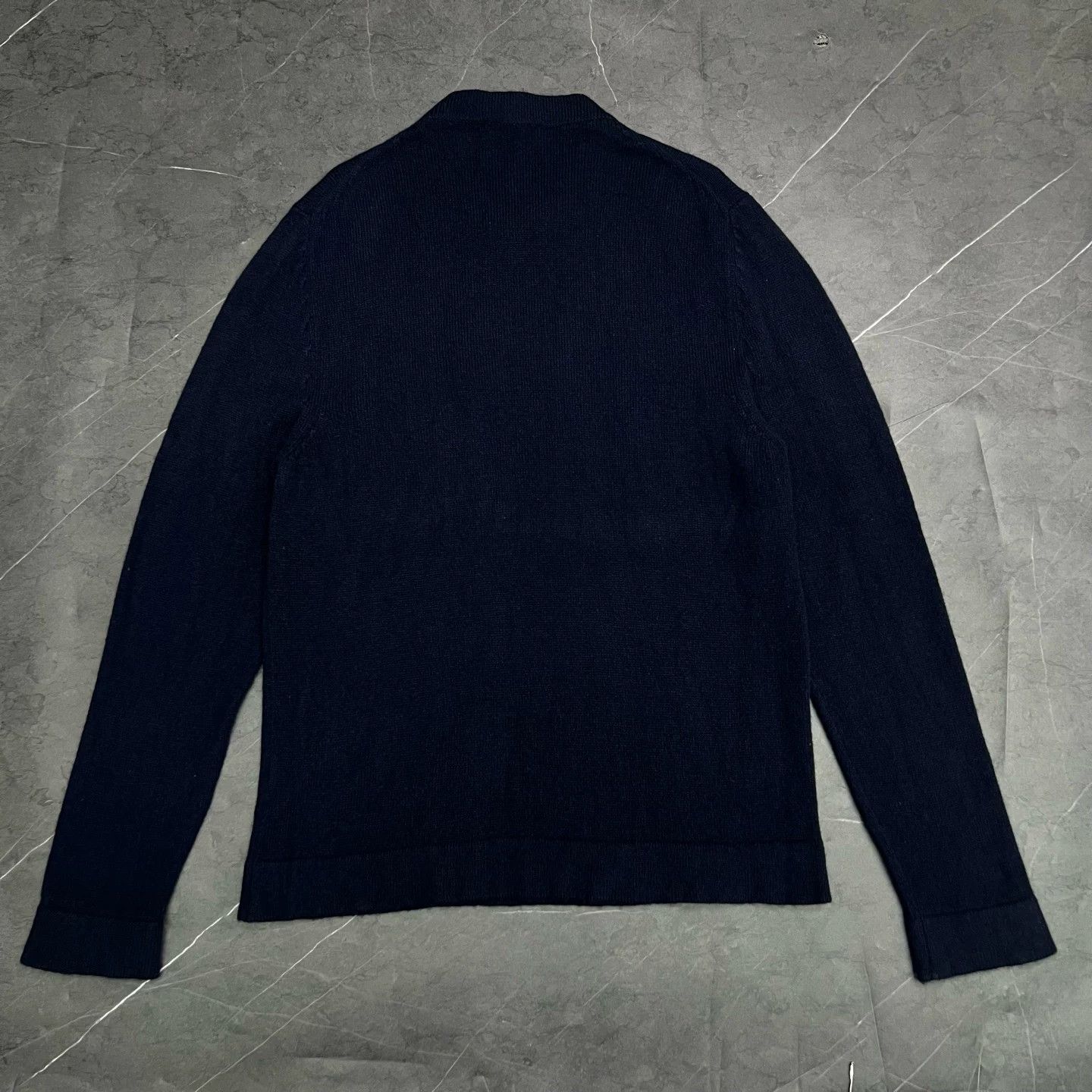 Dior DIOR Navy Logo Knit Long Sleeve Sweater Size US XL / EU 56 / 4 - 5 Thumbnail