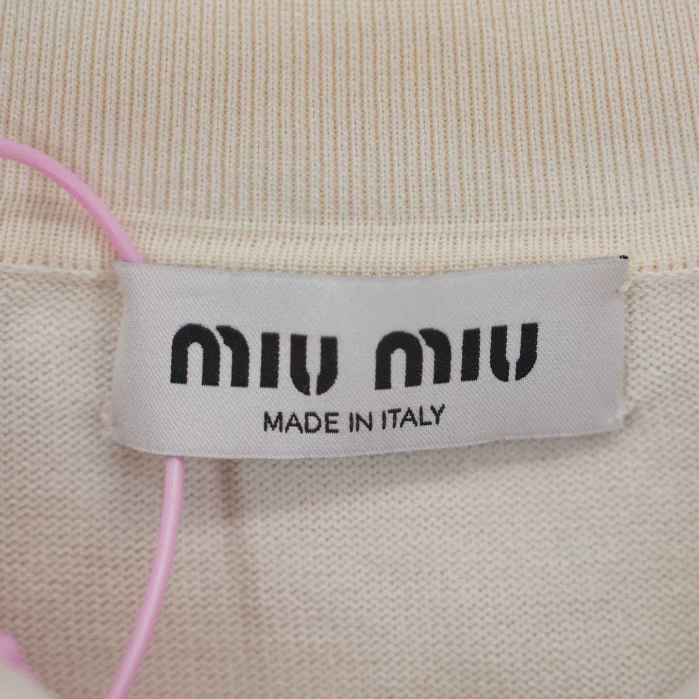 Miu Miu MIU MIU SS23 Letter Stripe Polo Shirt Size S / US 4 / IT 40 - 4 Thumbnail