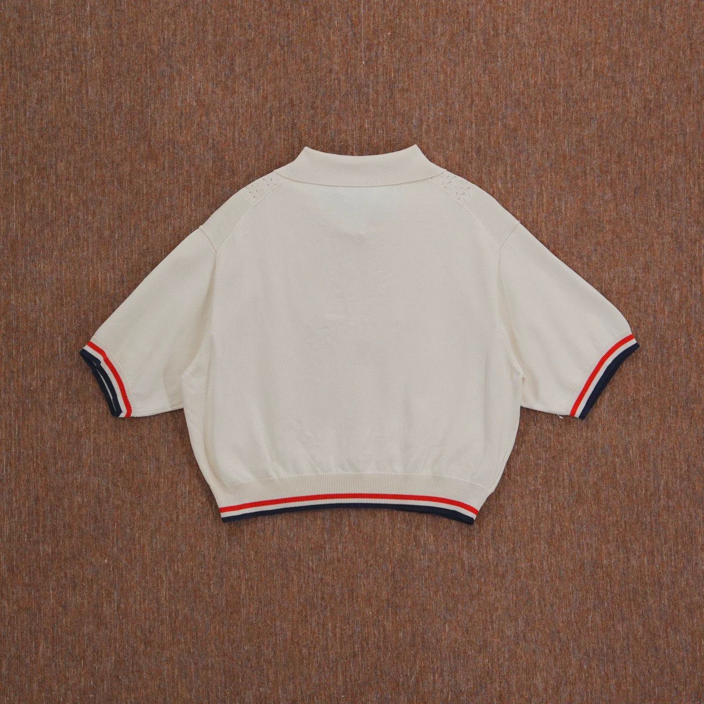 Miu Miu MIU MIU SS23 Letter Stripe Polo Shirt Size S / US 4 / IT 40 - 2 Thumbnail