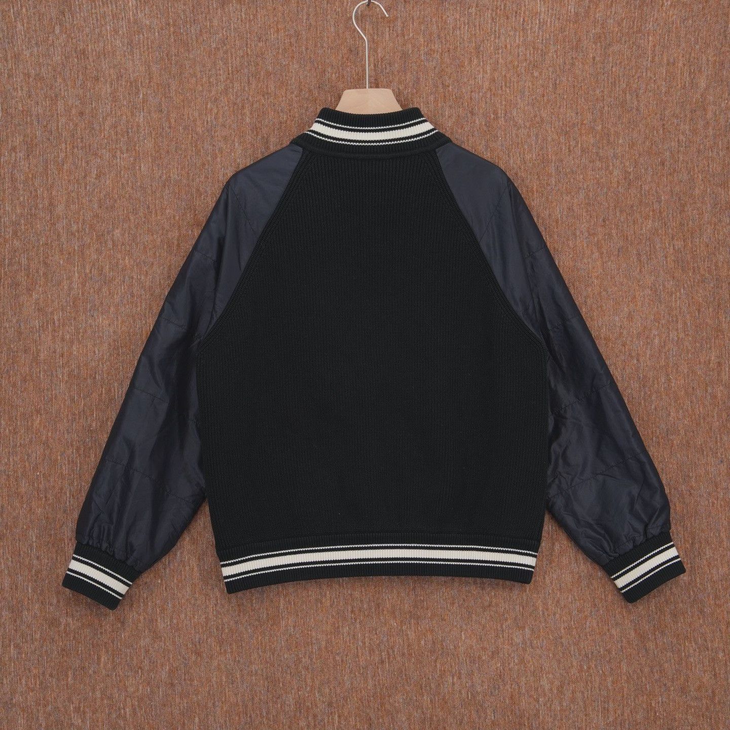 Givenchy GIVENCHY Letter Stripe Zip Baseball Jacket Women's Size S / US 4 / IT 40 - 2 Thumbnail
