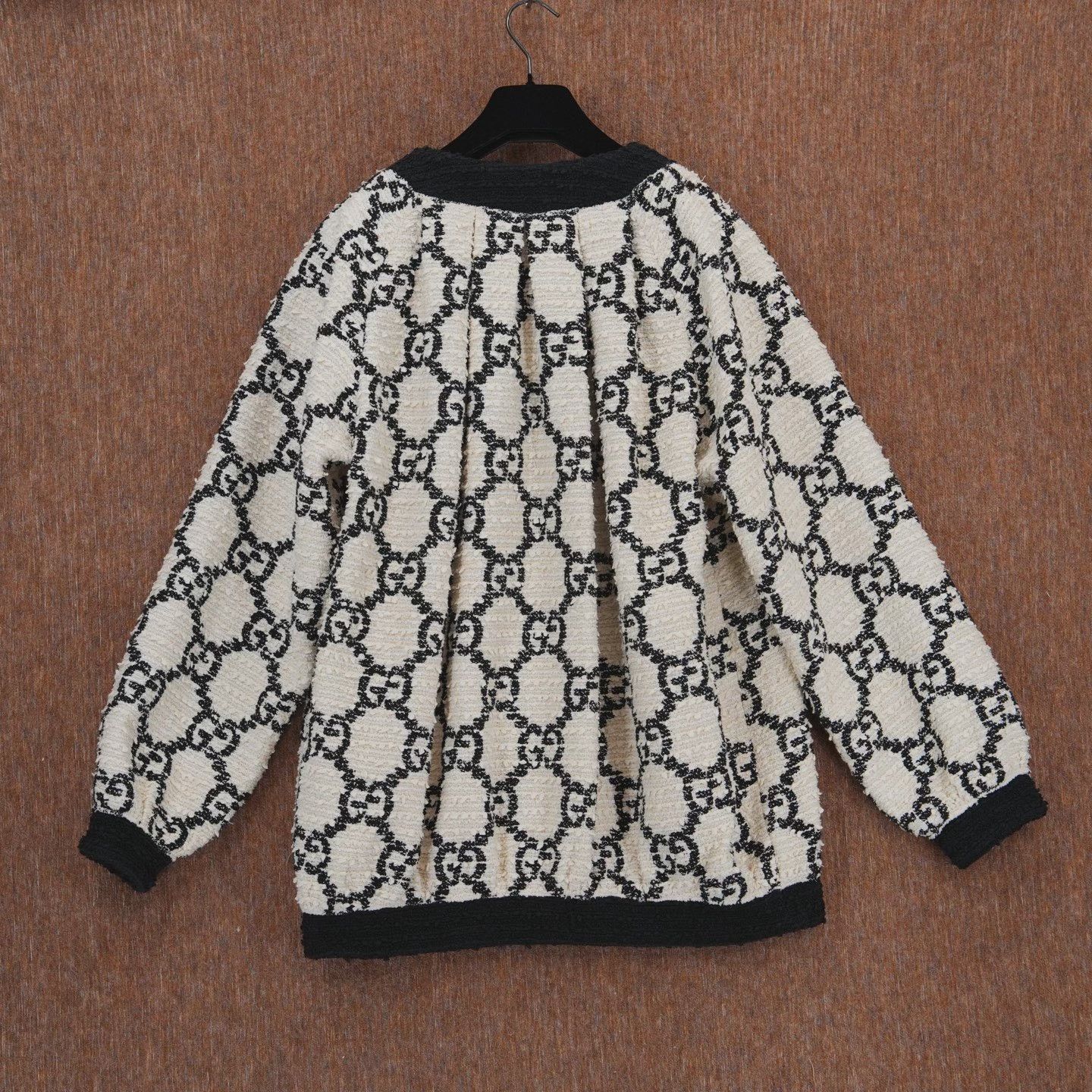 Gucci Gucci FW22 GG Logo Tweed Coat Size S / US 4 / IT 40 - 2 Thumbnail