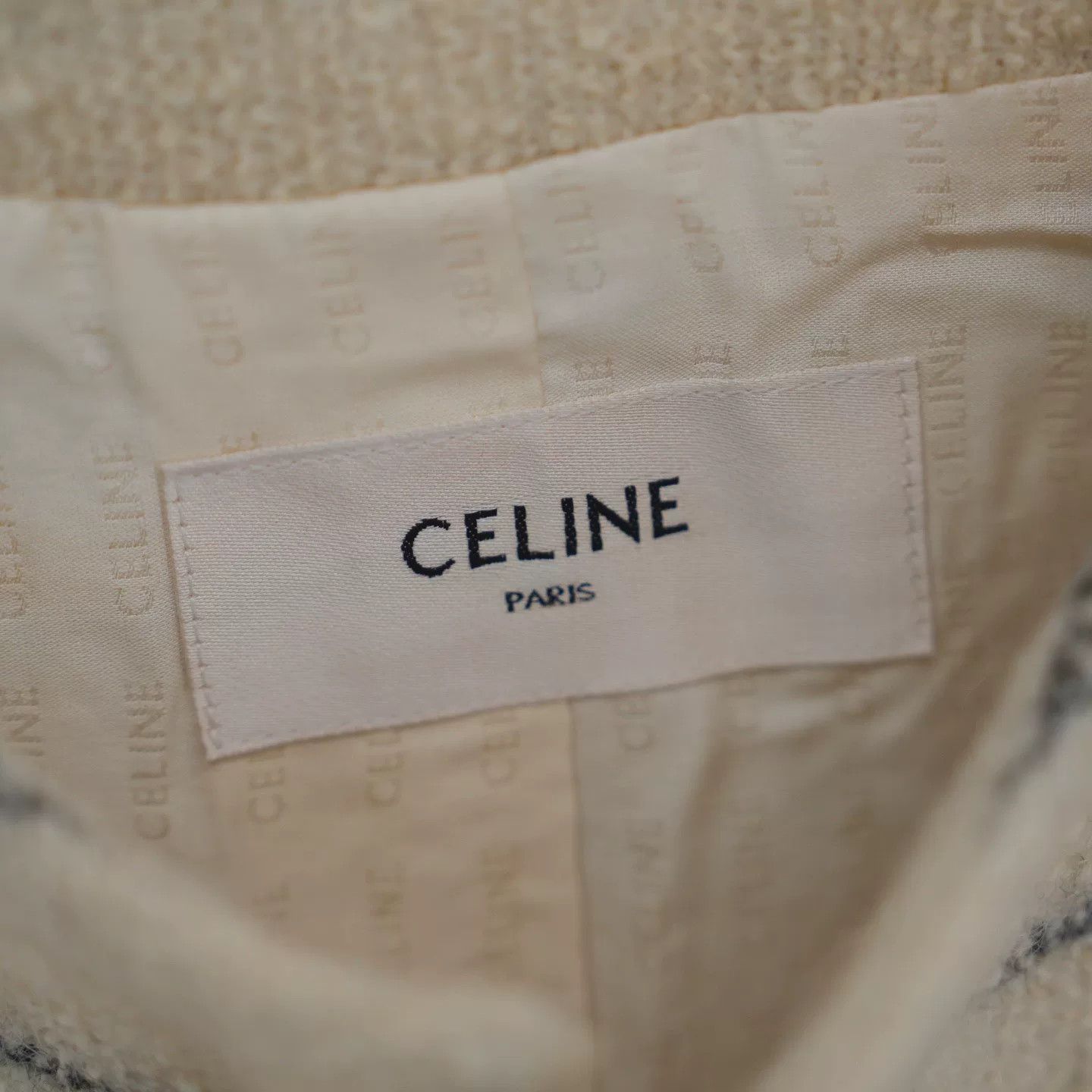 Celine CELINE Striped Buttoned Round Neck Jacket Size S / US 4 / IT 40 - 3 Thumbnail