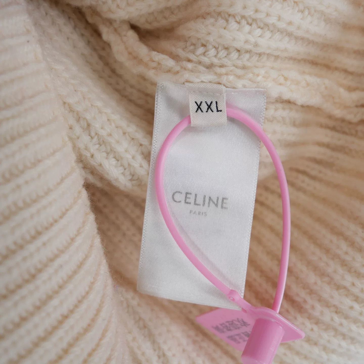 Celine Celine Logo Wool Sweater Size US XXL / EU 58 / 5 - 6 Thumbnail