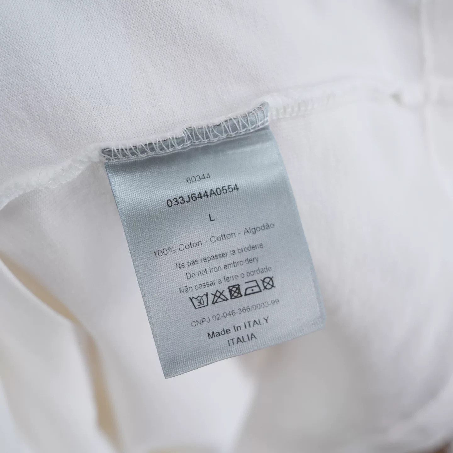 Dior Dior Stussy Embroidered Skull Bee White Tee Size US L / EU 52-54 / 3 - 5 Thumbnail