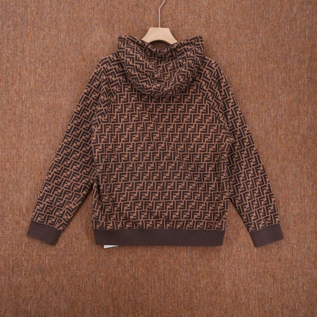 Fendi Fendi Monogram All-Over Print Hoodie Size US XL / EU 56 / 4 - 2 Thumbnail