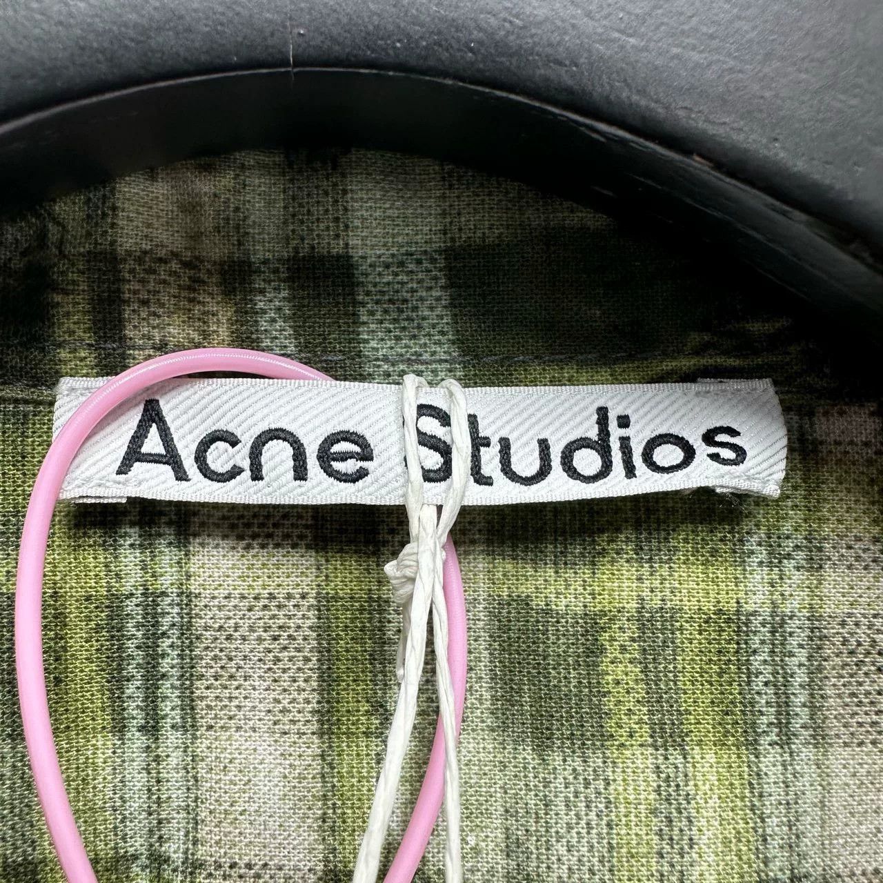 Acne Studios Acne Studios SS24 Mint Plaid Long-Sleeve Shirt Size US M / EU 48-50 / 2 - 3 Thumbnail
