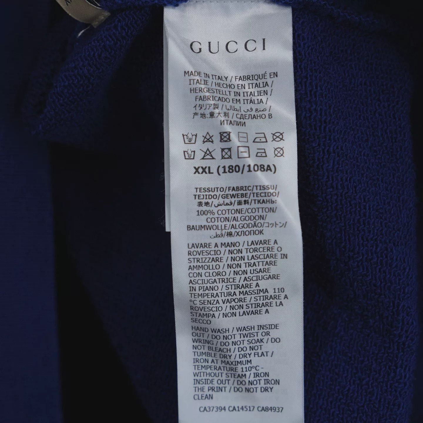 Gucci Gucci Stripe Logo Drawstring Hoodie Size US XXL / EU 58 / 5 - 4 Thumbnail