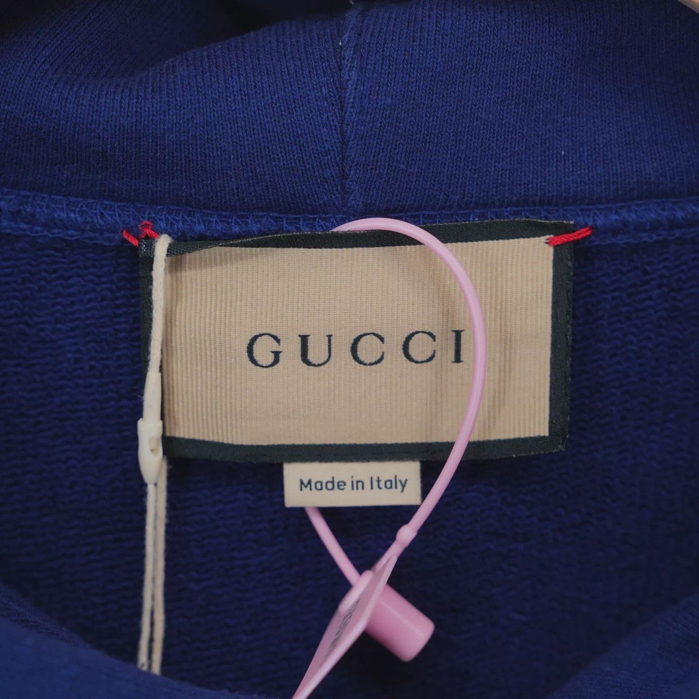 Gucci Gucci Stripe Logo Drawstring Hoodie Size US XXL / EU 58 / 5 - 3 Thumbnail