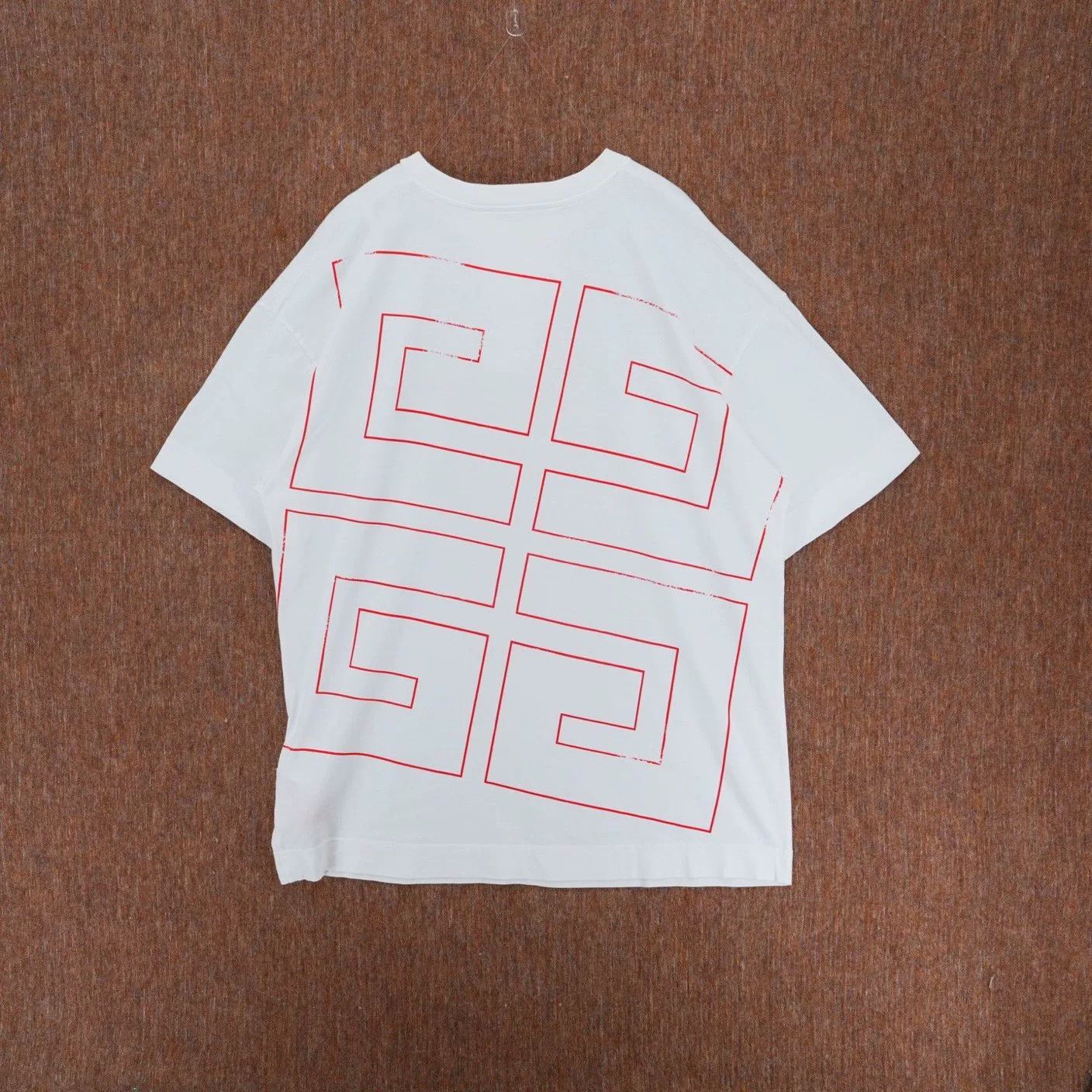 Givenchy Givenchy 24ss Chest Logo White T-Shirt Size US M / EU 48-50 / 2 - 2 Thumbnail