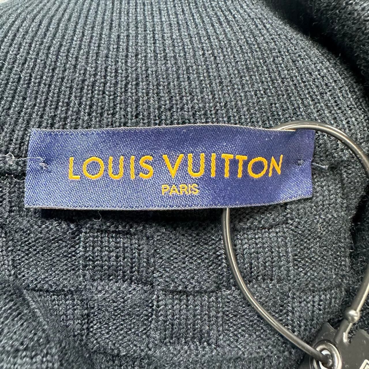 Louis Vuitton Louis Vuitton Checkerboard Knit Zip Jacket Size XS / US 0-2 / IT 36-38 - 3 Thumbnail