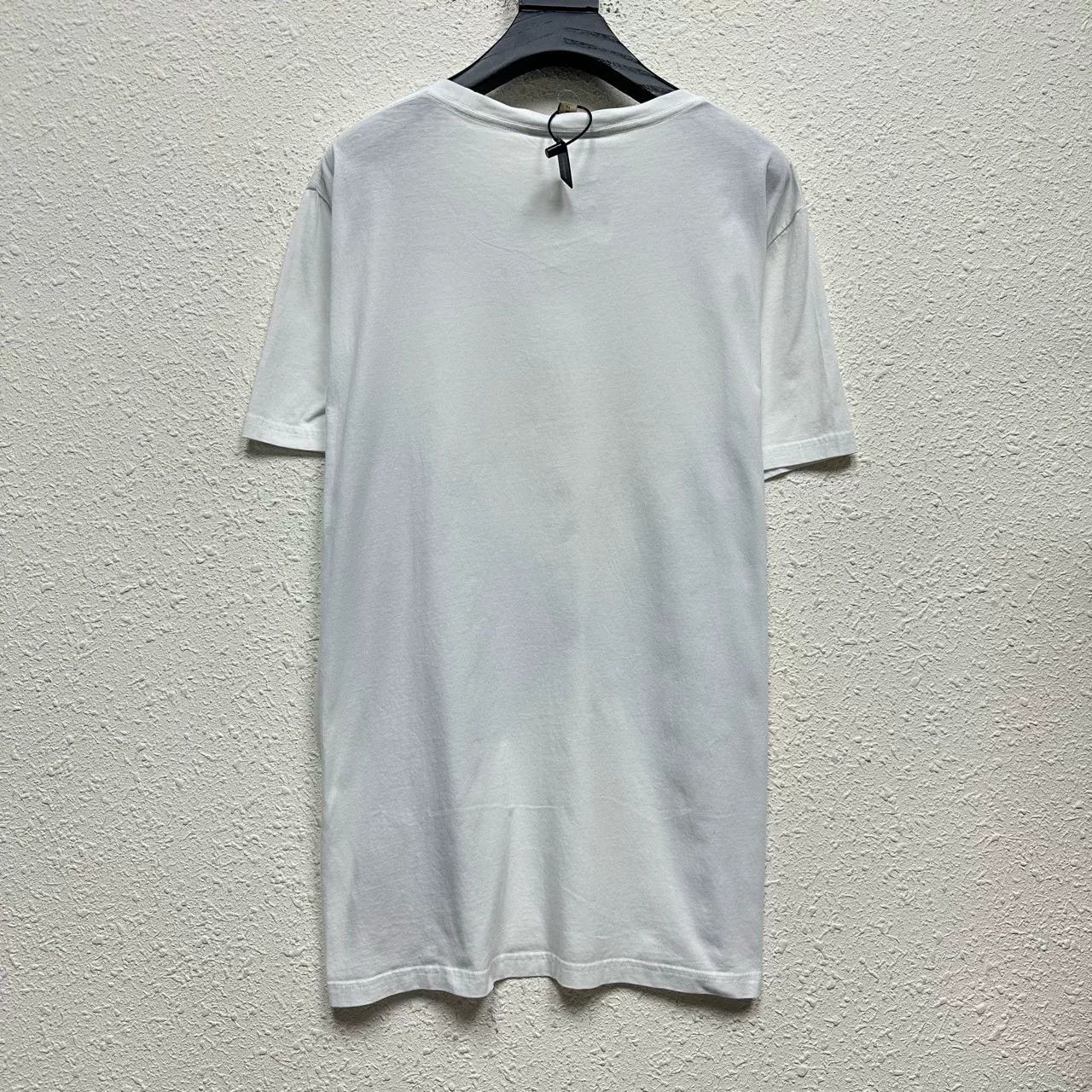 Burberry Burberry White Blue Spliced Logo T-shirt Size US XL / EU 56 / 4 - 2 Thumbnail