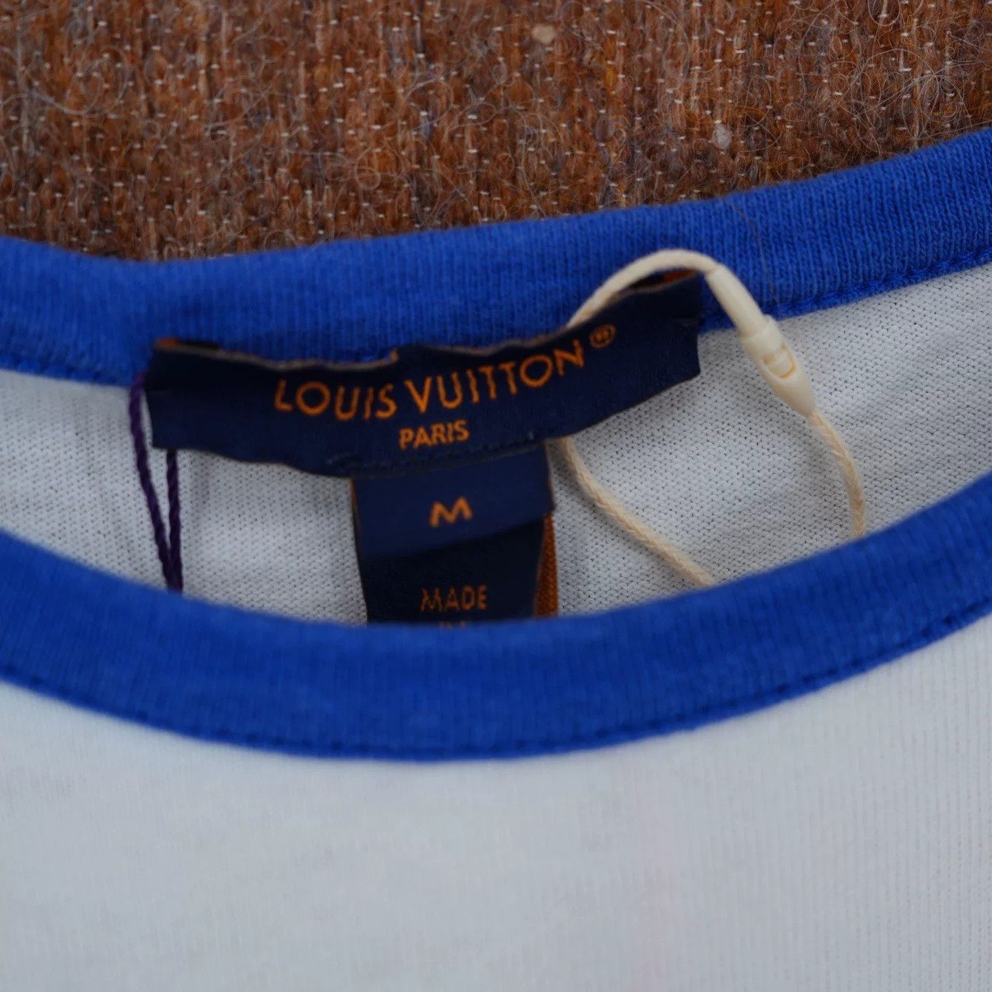 Louis Vuitton Louis Vuitton Striped Logo Lettering T-shirt Size US M / EU 48-50 / 2 - 4 Thumbnail