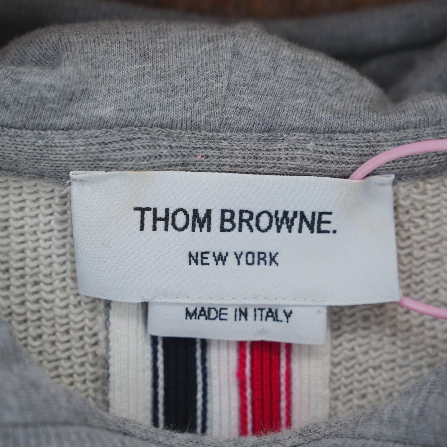 Thom Browne Thom Browne Back Three-Stripe Pullover Hoodie Size US M / EU 48-50 / 2 - 3 Thumbnail