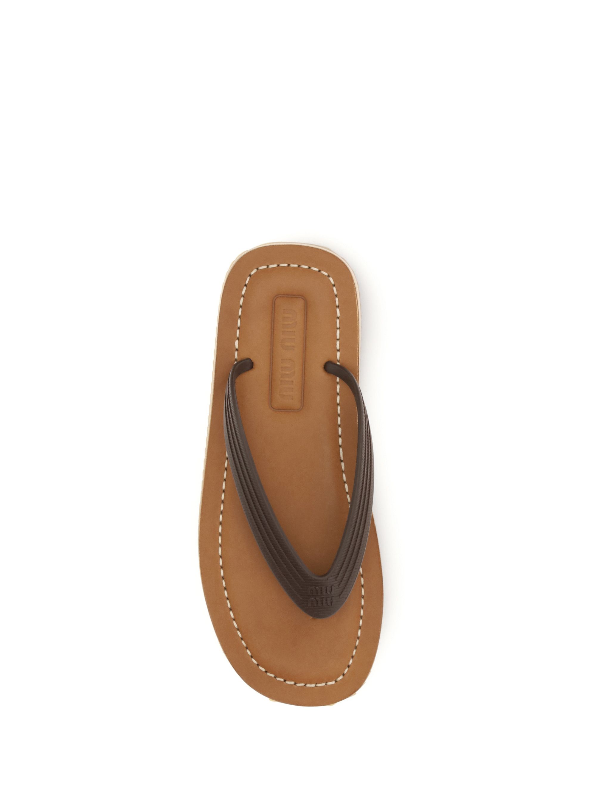 Miu Miu Flip-flop Sandals Size US 9 / IT 39 - 4 Thumbnail