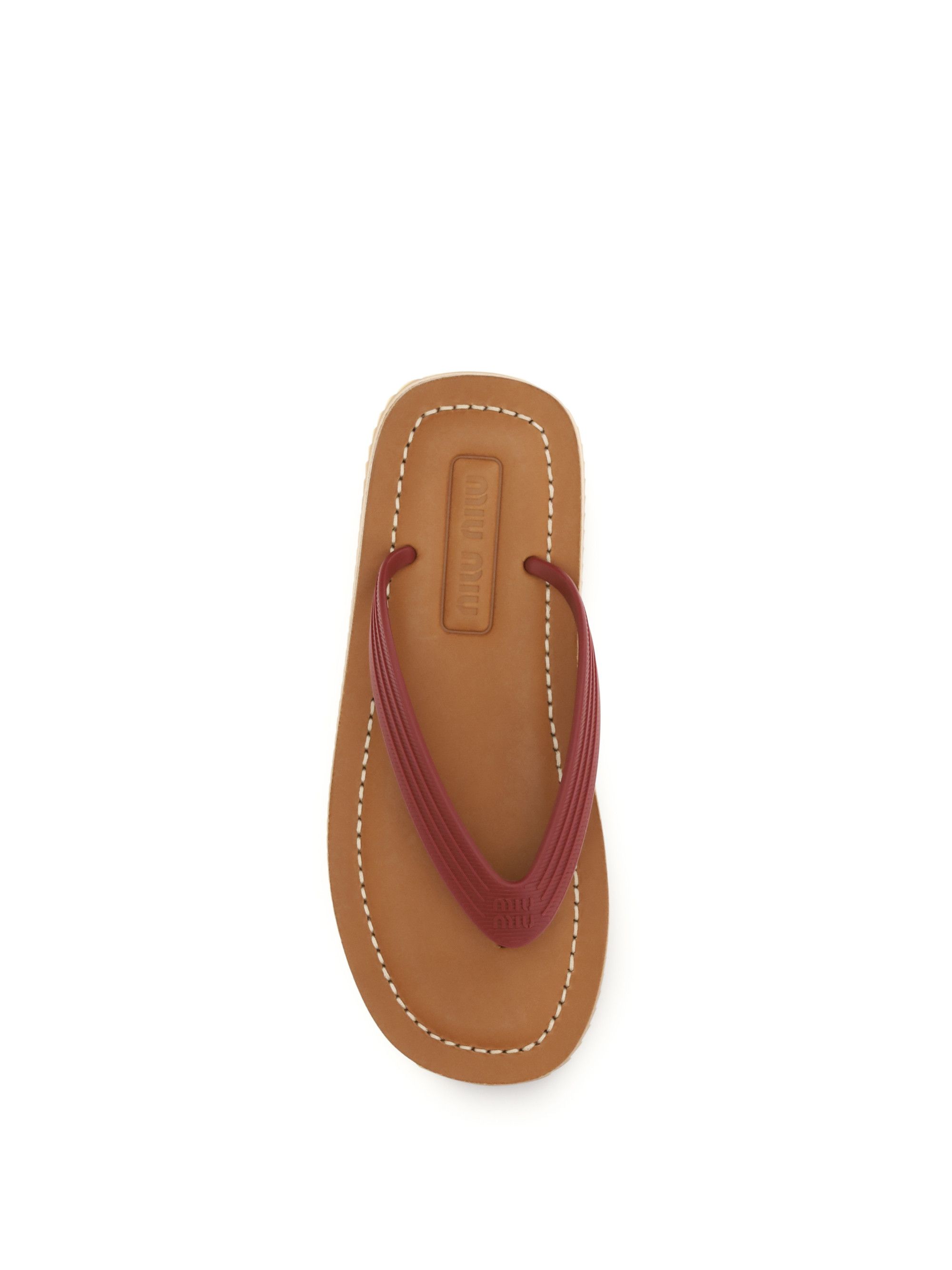 Miu Miu Flip-flop Sandals Size US 10 / IT 40 - 4 Thumbnail