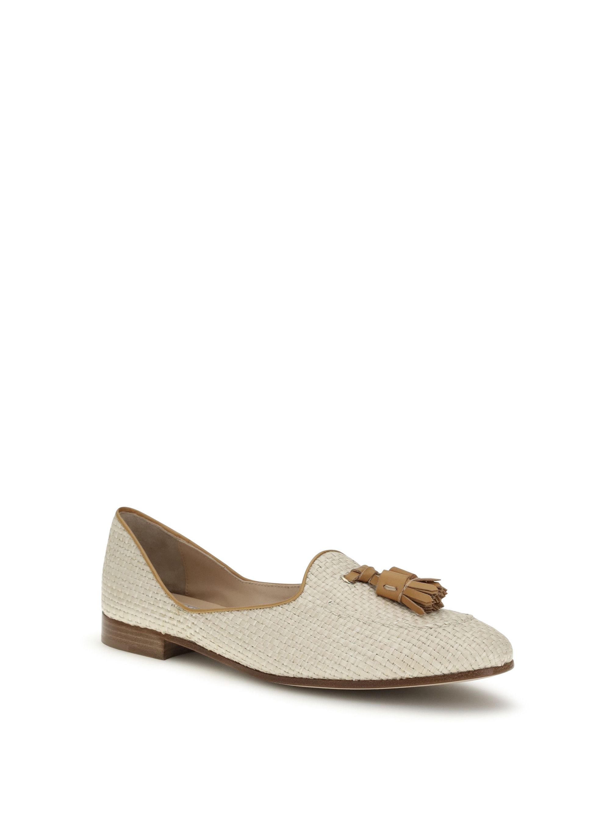 Fratelli Rossetti Raffia Loafers Size US 8.5 / IT 38.5 - 2 Thumbnail