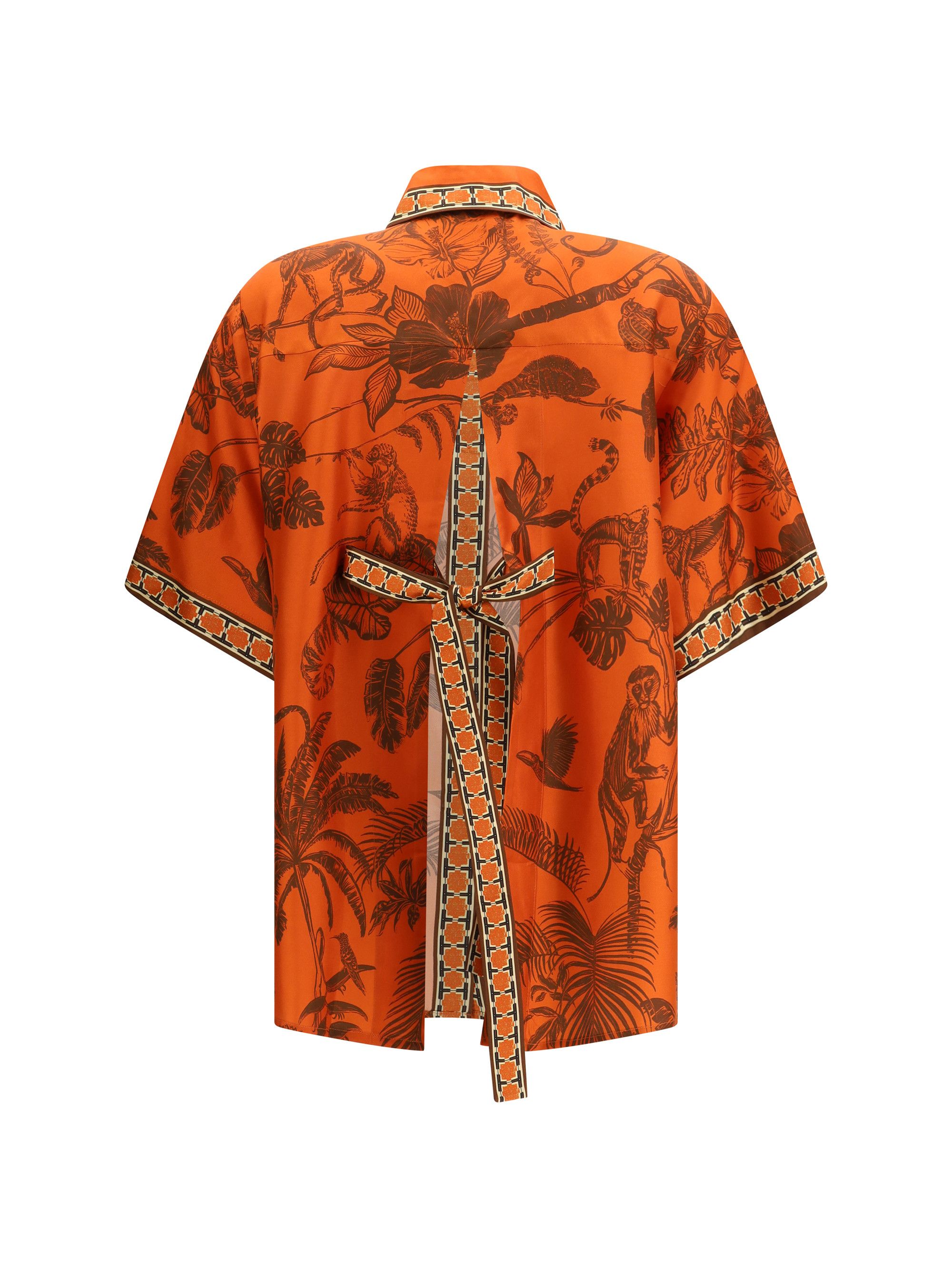 ALEMAIS Monkey Dance silk Shirt Size M / US 6-8 / IT 42-44 - 2 Thumbnail