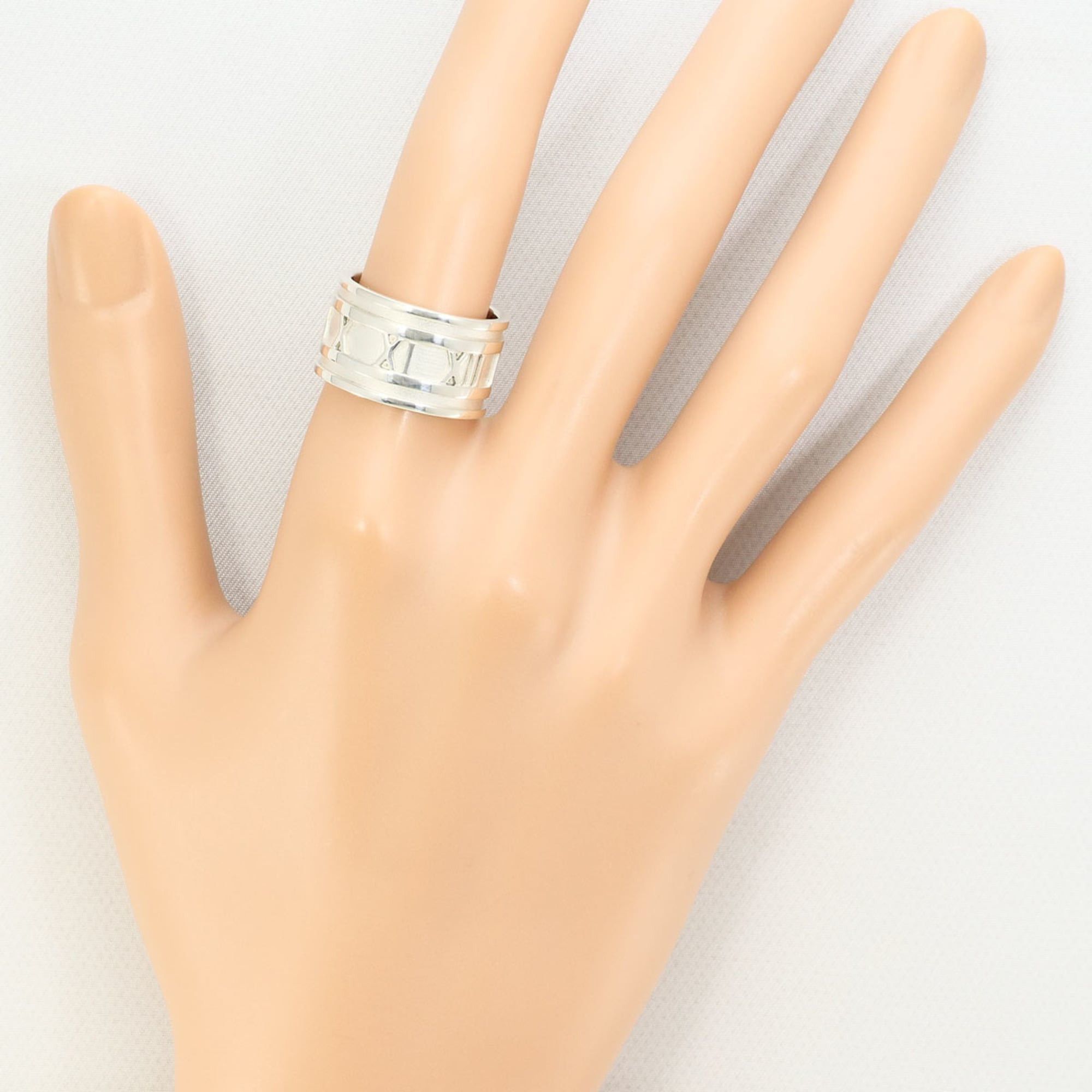 Tiffany & Co. Tiffany & Co. Atlas Wide Silver Ring, Size 1, Total Weight 10.0g, Jewelry, Free Shipping, Like New, Gift Wrapping Size ONE SIZE - 5 Thumbnail