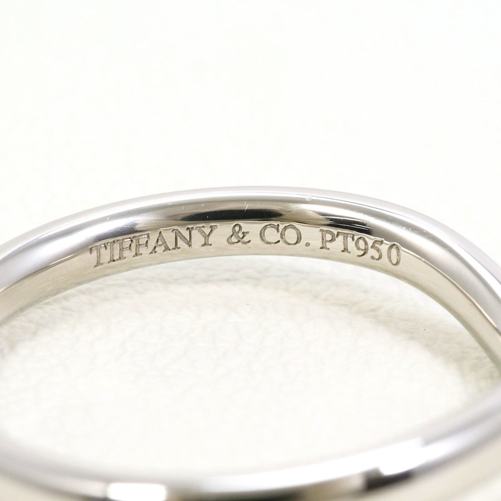 Tiffany & Co. Tiffany & Co. Curved Band PT950 Platinum Ring, Total Weight 3.1g, Jewelry, Free Shipping, Like New, Gift Wrapping Size ONE SIZE - 4 Thumbnail