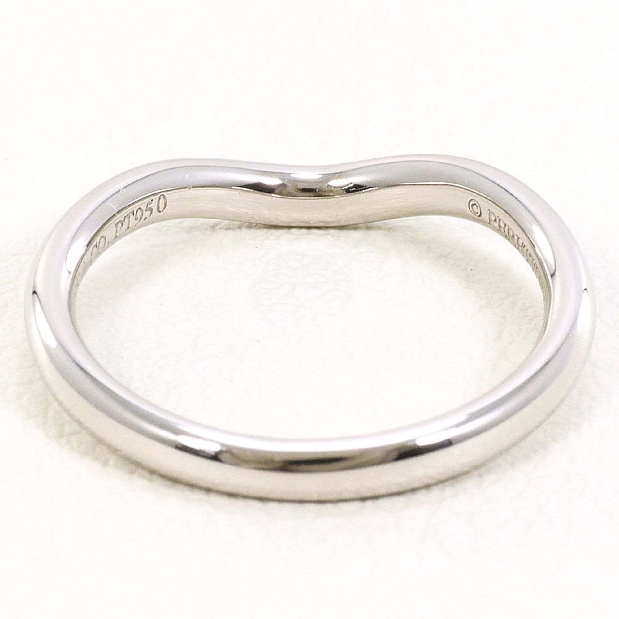 Tiffany & Co. Tiffany & Co. Curved Band PT950 Platinum Ring, Total Weight 3.1g, Jewelry, Free Shipping, Like New, Gift Wrapping Size ONE SIZE - 3 Thumbnail