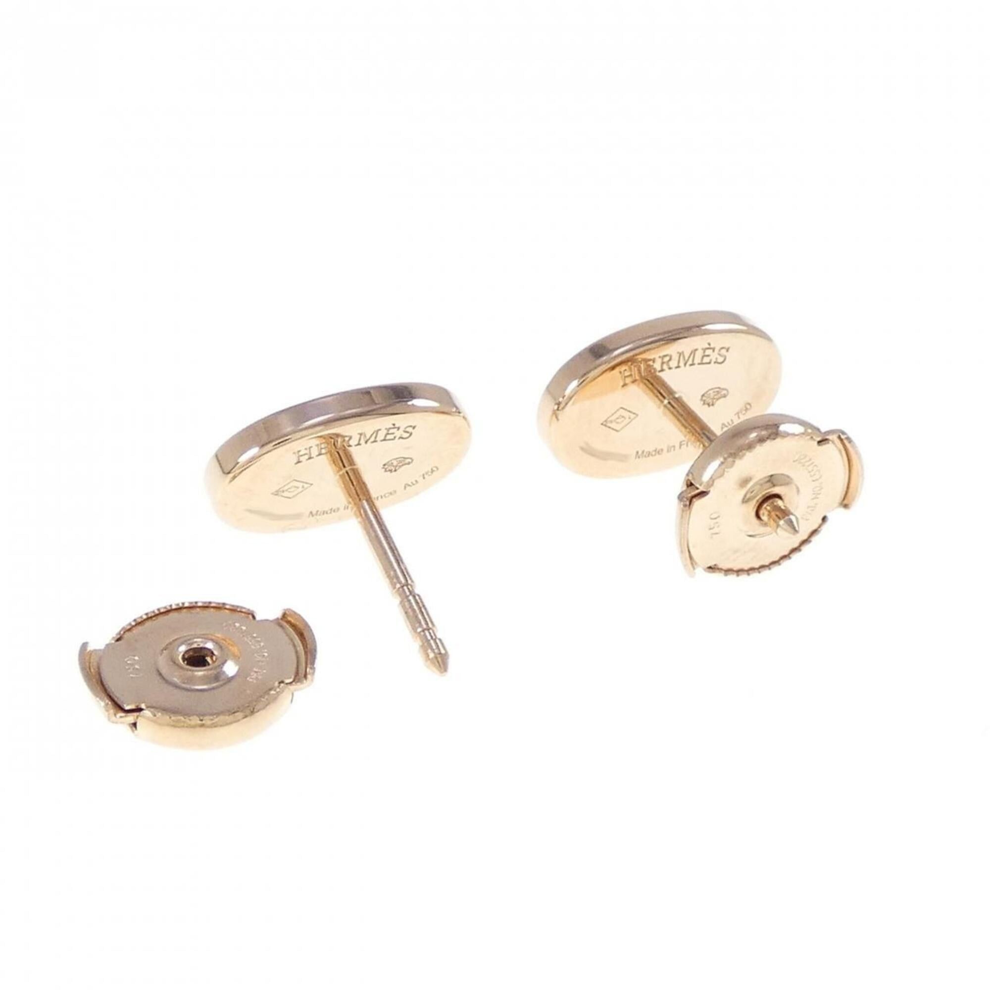 Hermes Hermes Hermès Chaine d'Ancre Contour Earrings Size ONE SIZE - 3 Thumbnail
