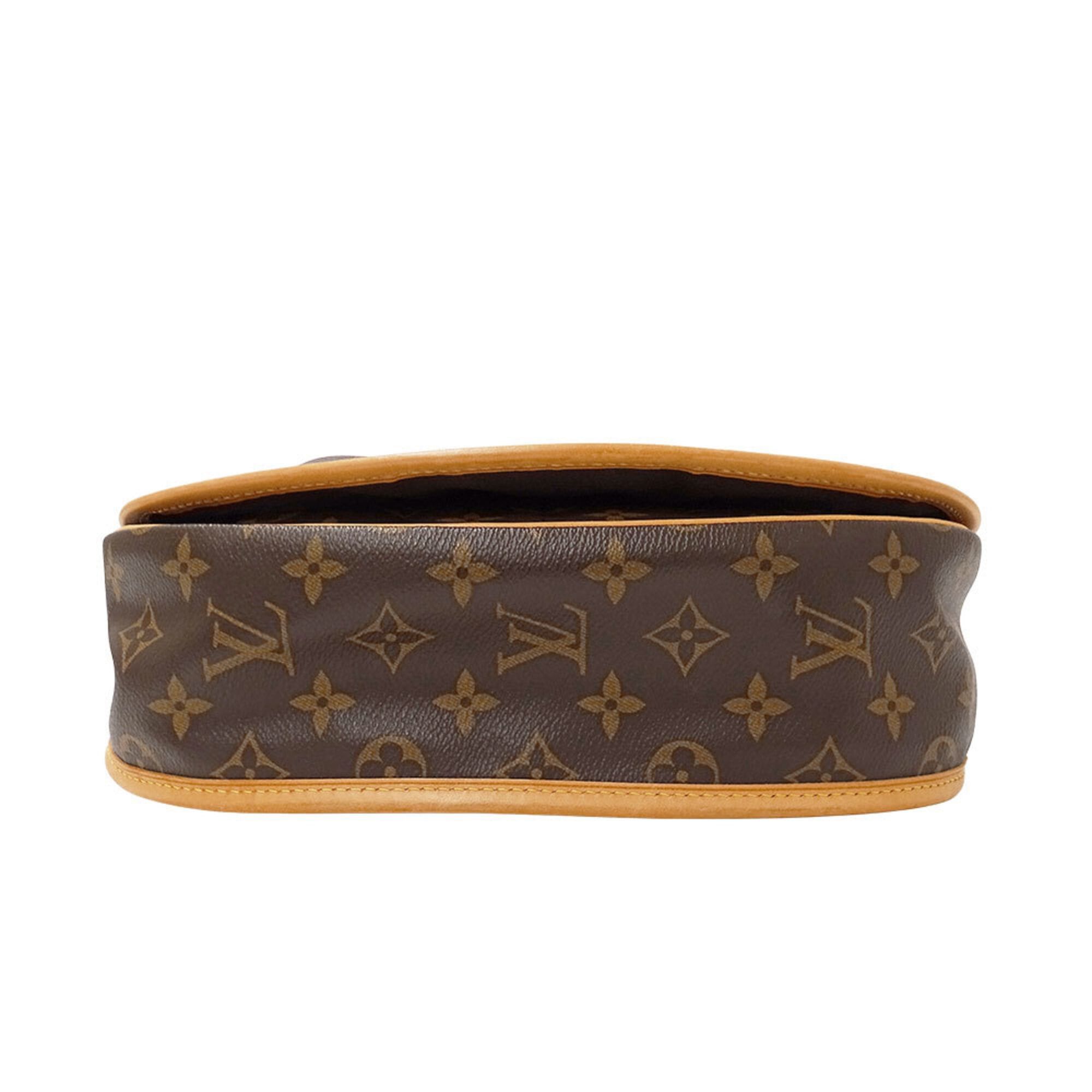 Louis Vuitton Louis Vuitton Women's Handbag, Brand Shoulder Bag, Monogram Canvas, Menilmontant PM, Brown, M40474, Crossbody, Flap Closure Size ONE SIZE - 3 Thumbnail