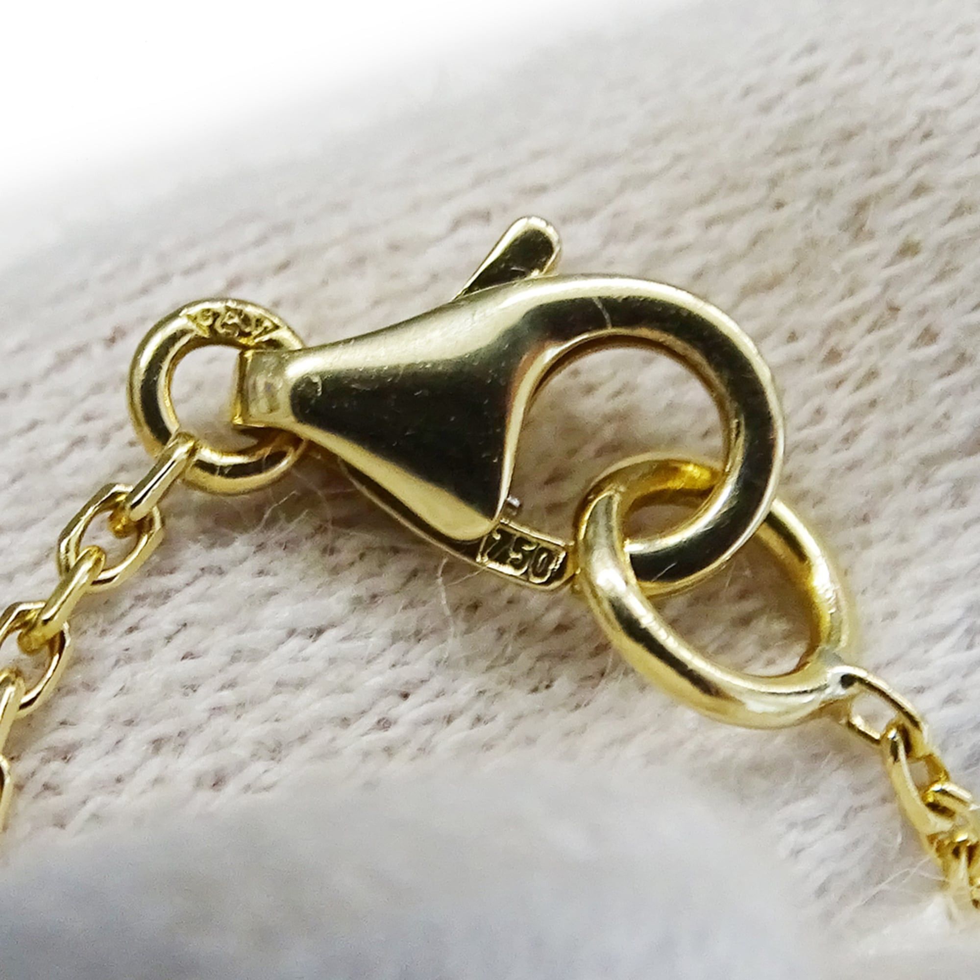 Van Cleef & Arpels Van Cleef & Arpels Lucky Alhambra Papillon Necklace for Women, 750YG Tiger's Eye Yellow Gold, VCARD98500, Polished Jewelry. Size ONE SIZE - 6 Thumbnail