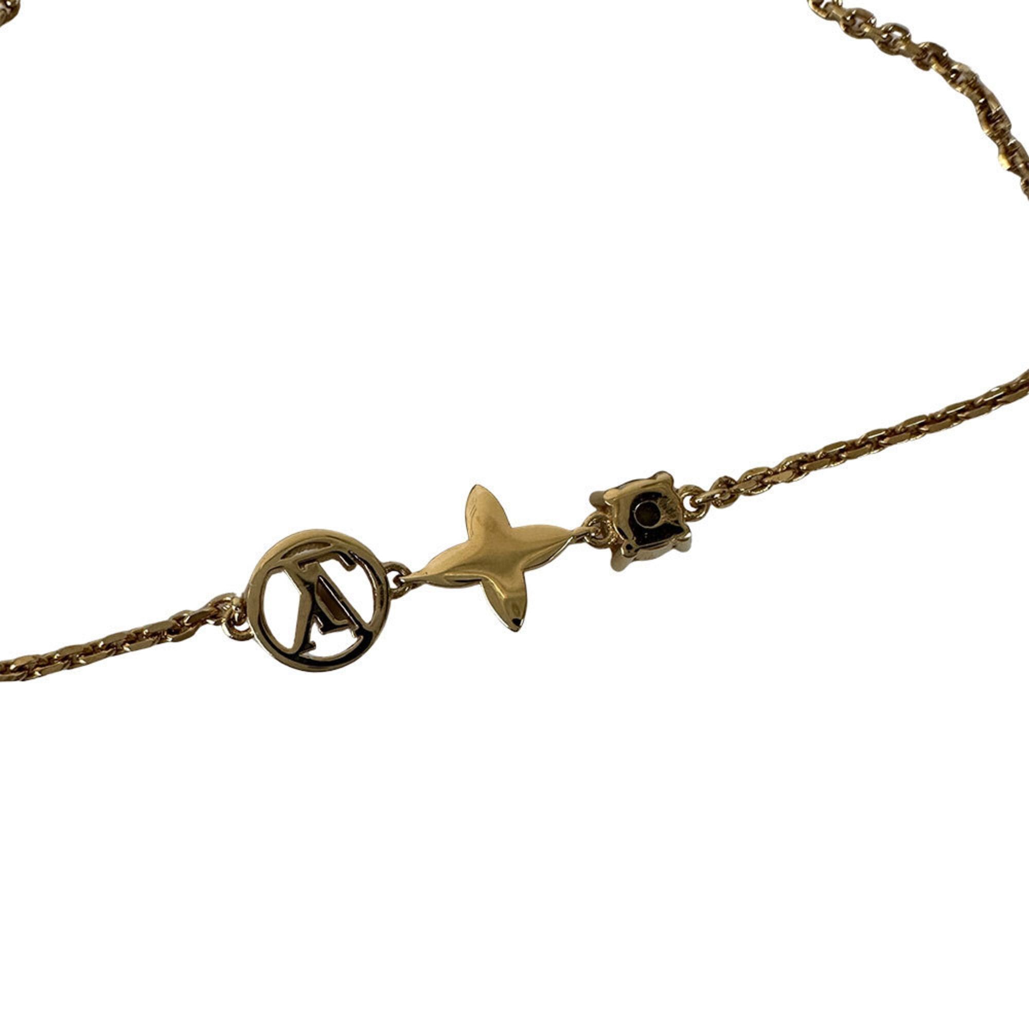 Louis Vuitton Louis Vuitton Bracelet for Women, Brand Name, Metal Rhinestone, Petit Louis, Gold, M00374 Size ONE SIZE - 5 Thumbnail