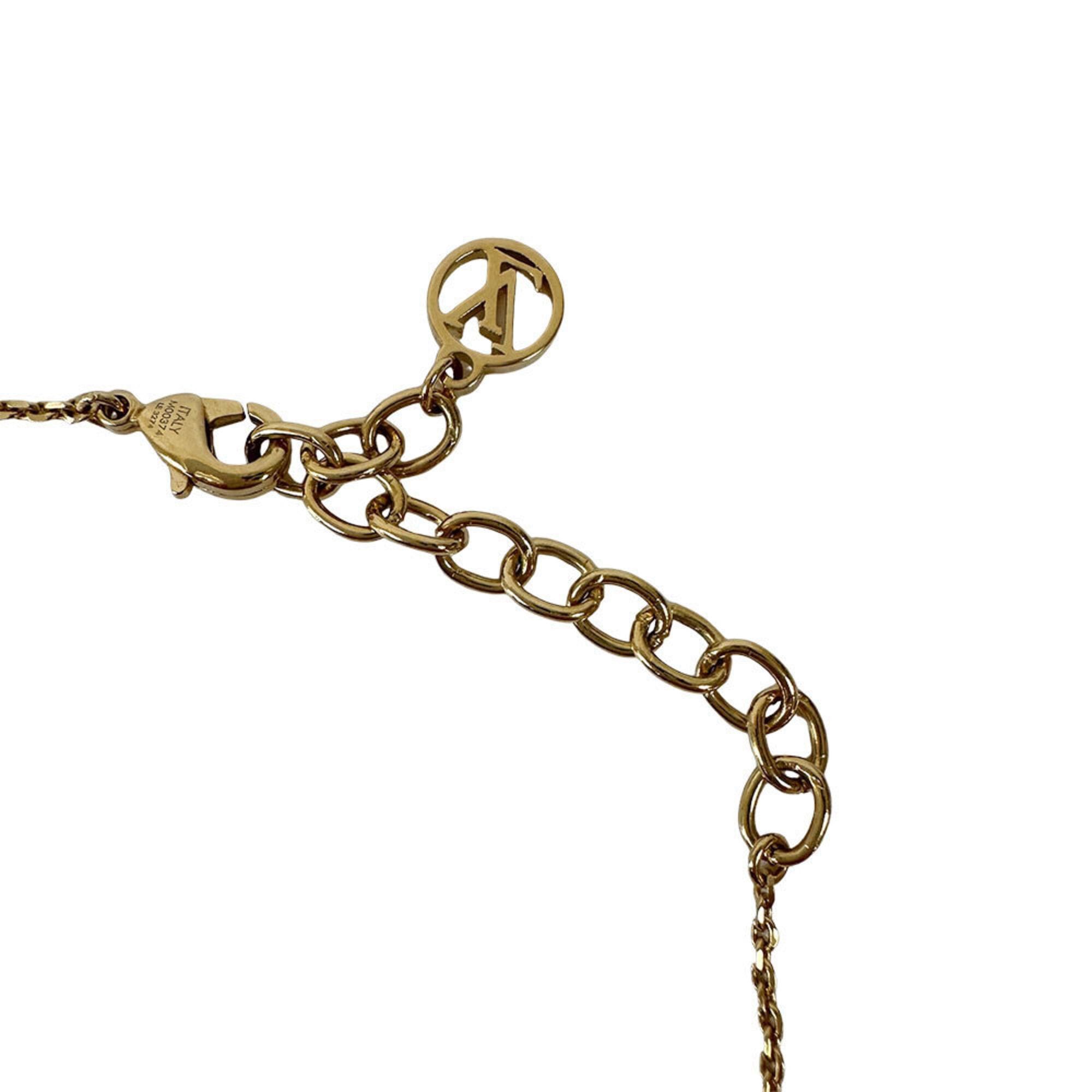 Louis Vuitton Louis Vuitton Bracelet for Women, Brand Name, Metal Rhinestone, Petit Louis, Gold, M00374 Size ONE SIZE - 7 Thumbnail