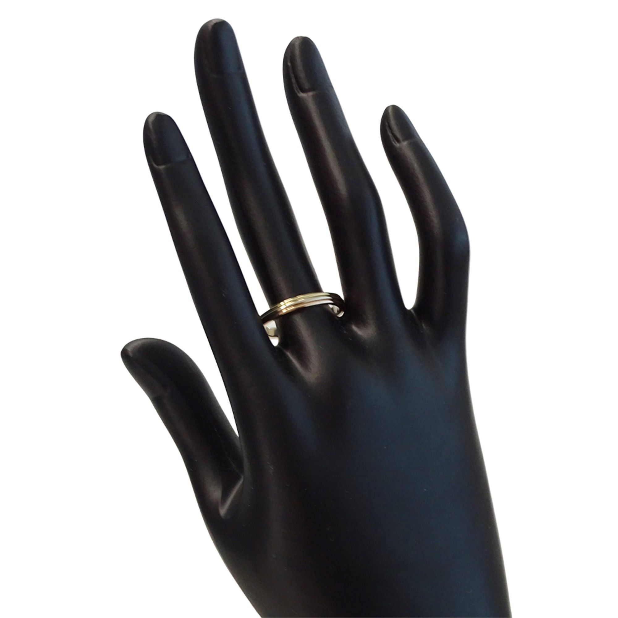 Cartier Cartier ring for women and men, brand name ring, 750YG, 750PG, 750WG, Vendome yellow gold, pink white size #58 (approx. 1/2), three-color jewelry. Size ONE SIZE - 7 Thumbnail