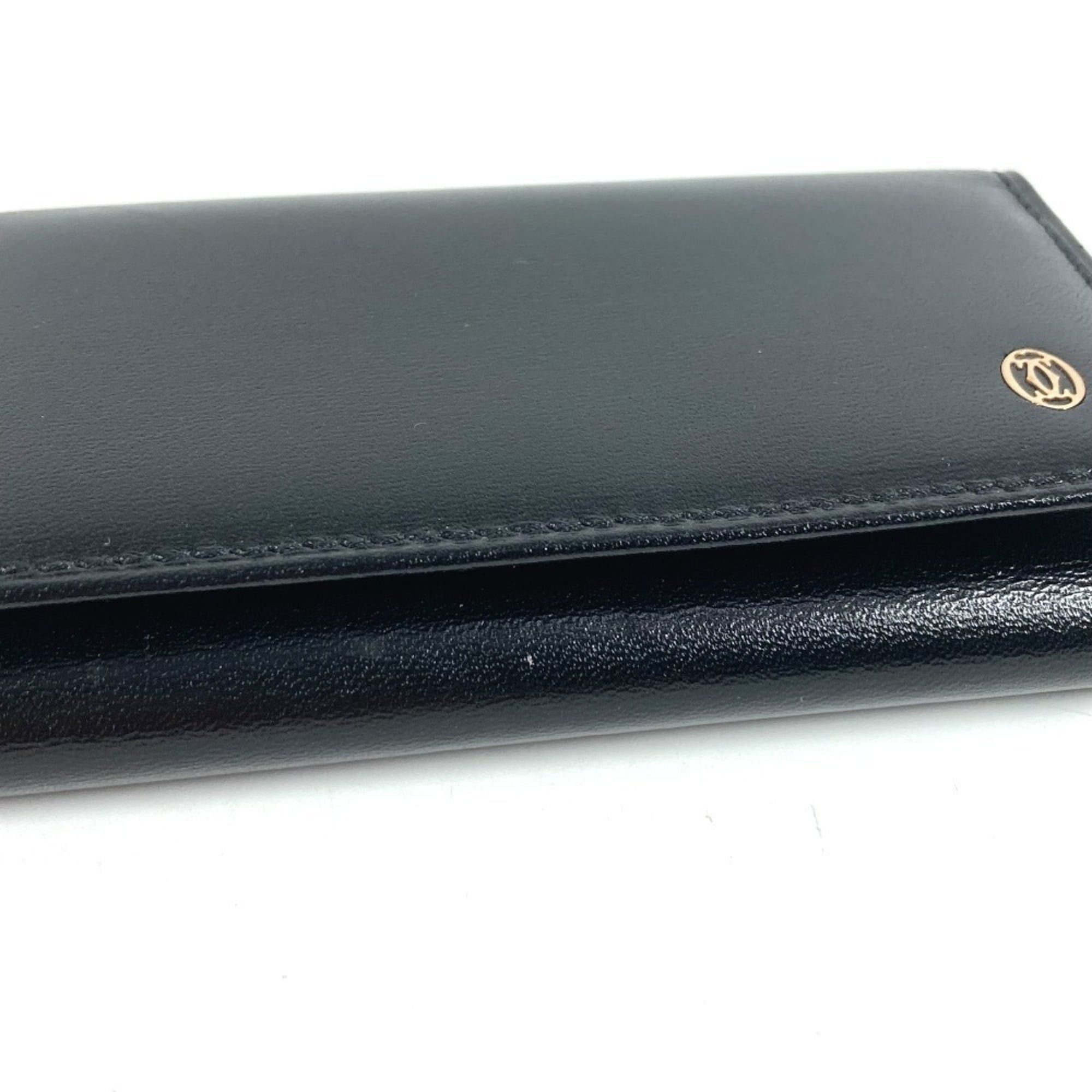 Cartier Cartier Pasha Logo 6-Key Case, Leather, Black, for Men and Women Size ONE SIZE - 3 Thumbnail