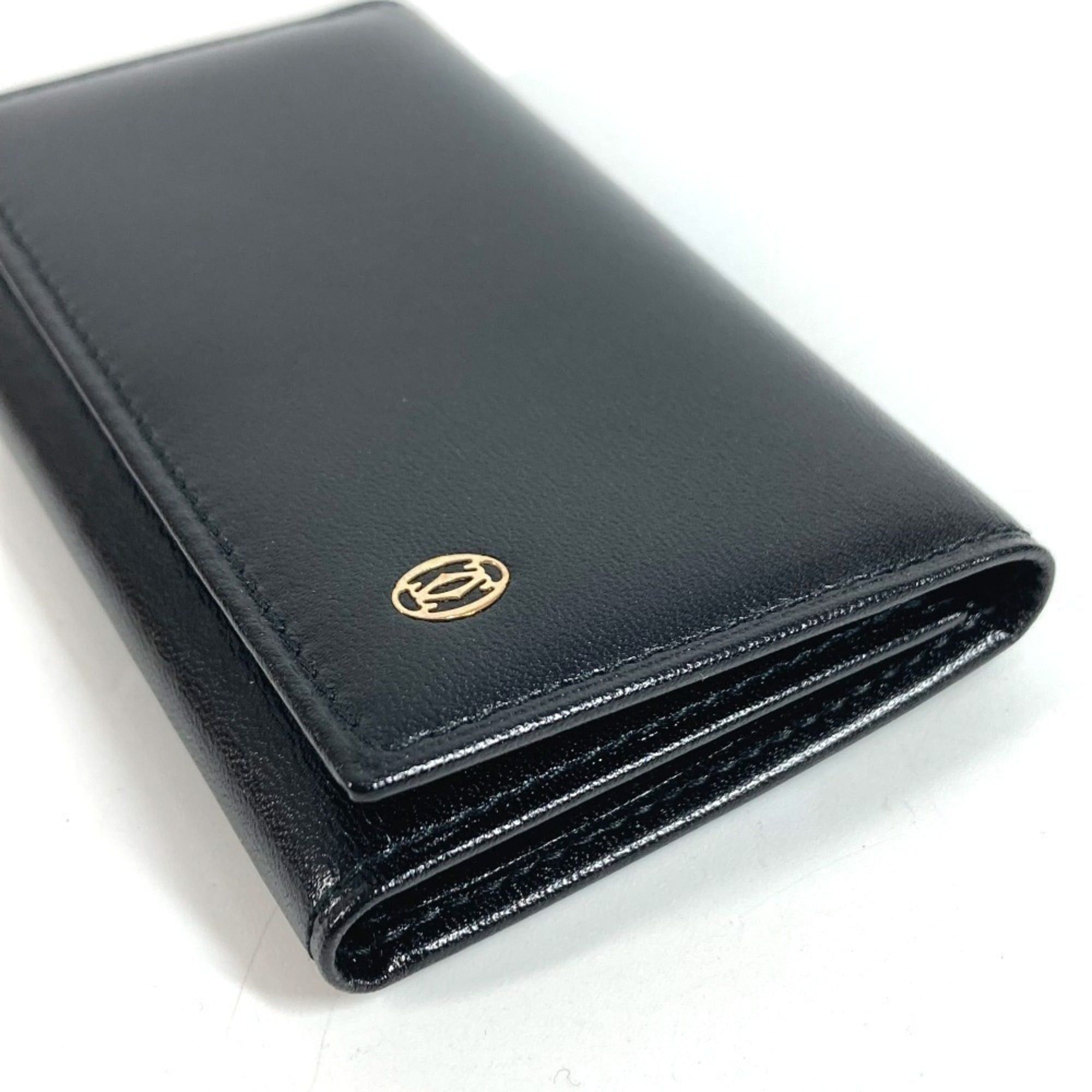 Cartier Cartier Pasha Logo 6-Key Case, Leather, Black, for Men and Women Size ONE SIZE - 2 Thumbnail