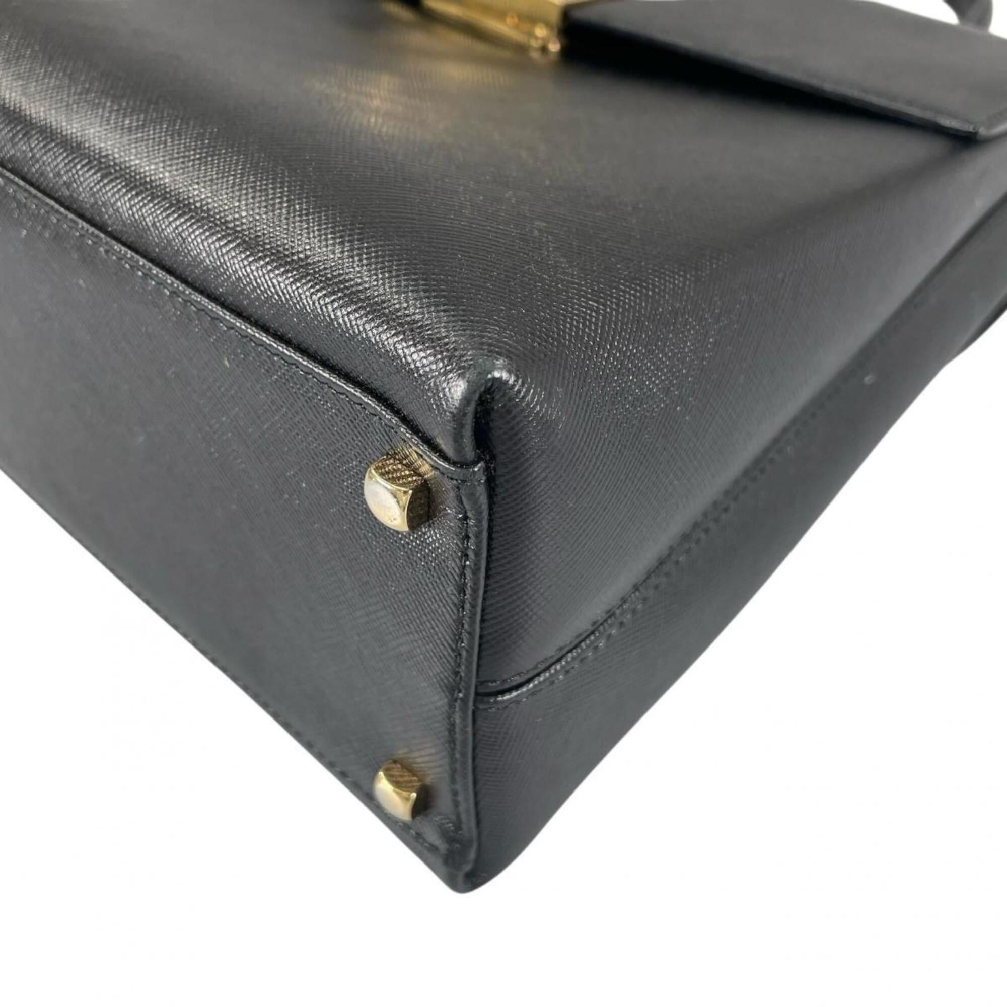 Salvatore Ferragamo Salvatore Ferragamo handbag/shoulder bag, Gancini design, leather, black. Size ONE SIZE - 10 Thumbnail