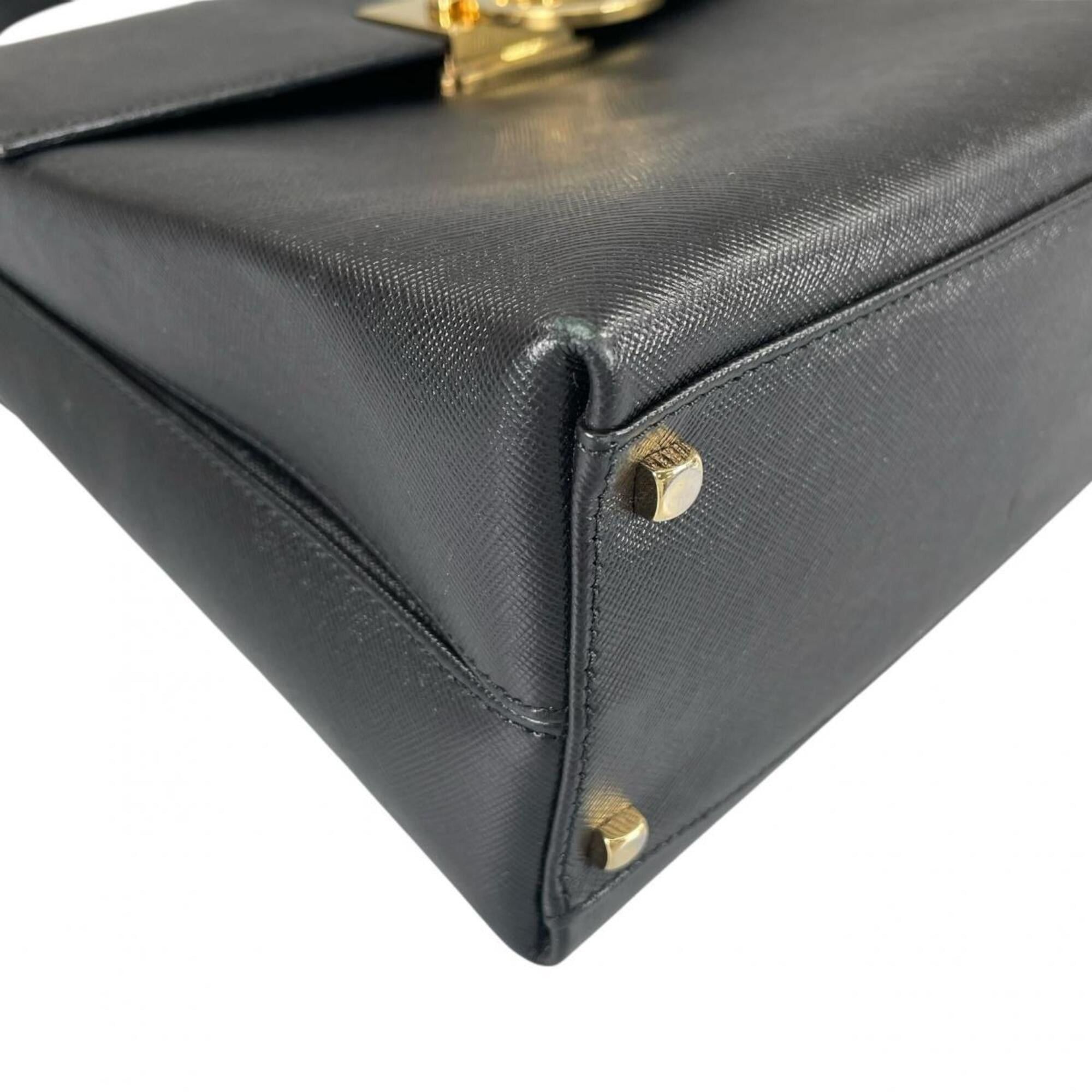Salvatore Ferragamo Salvatore Ferragamo handbag/shoulder bag, Gancini design, leather, black. Size ONE SIZE - 11 Thumbnail